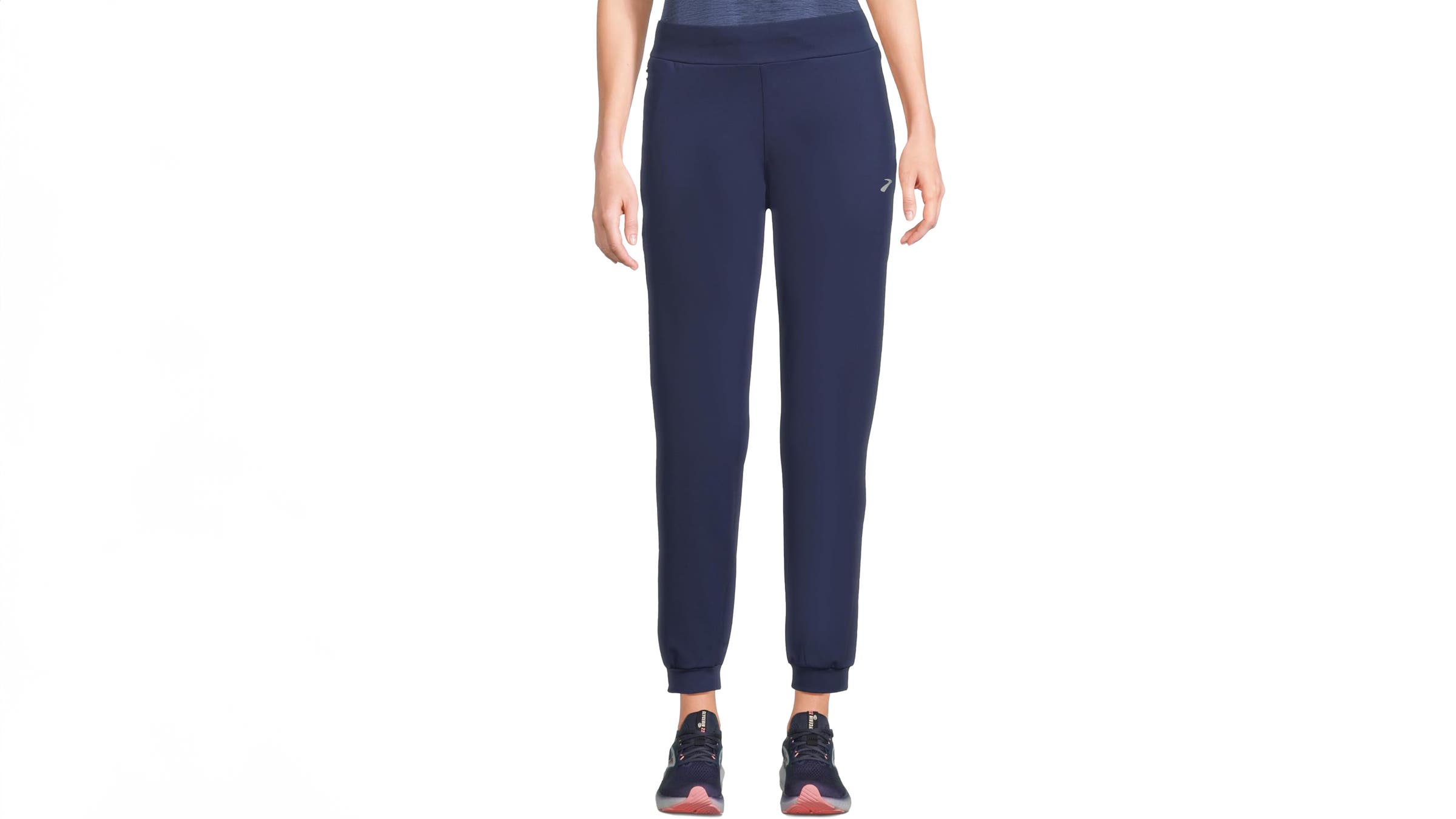 Brooks Momentum Thermal Jogger blue on white background
