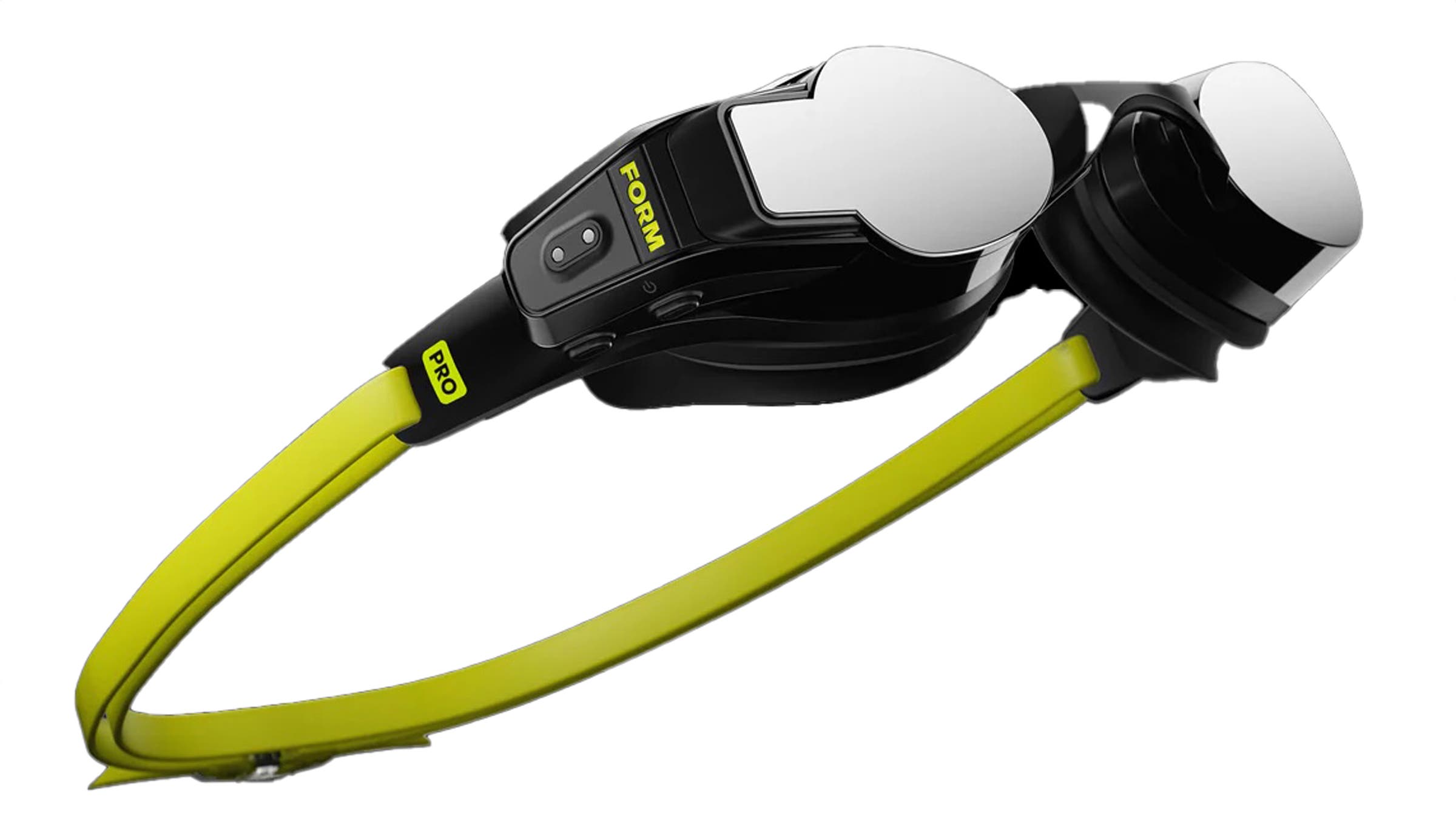 Form Smart Swim Goggles on white background