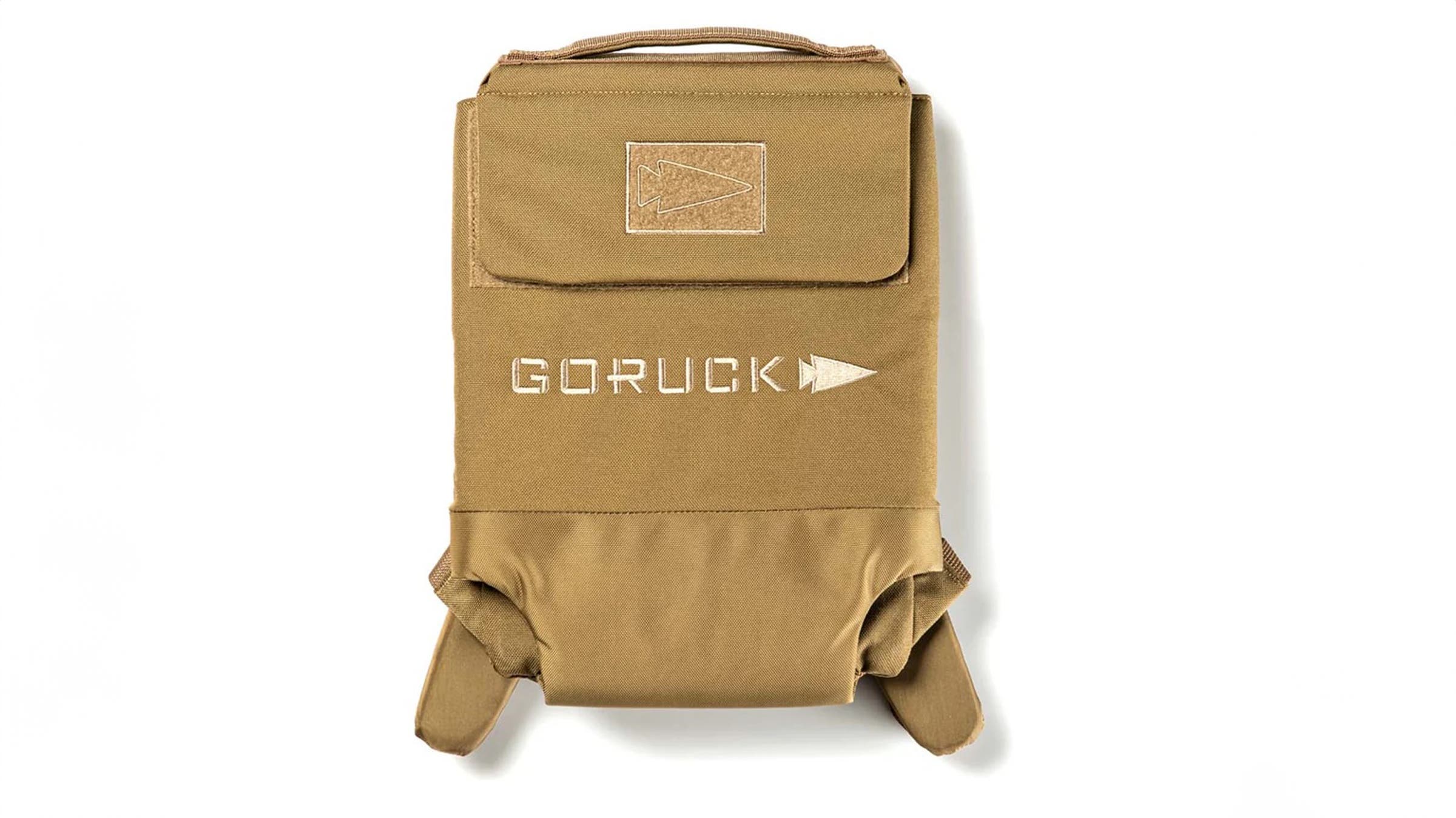 GORUCK Plate Carrier 3.0 rucking pack tan on white background