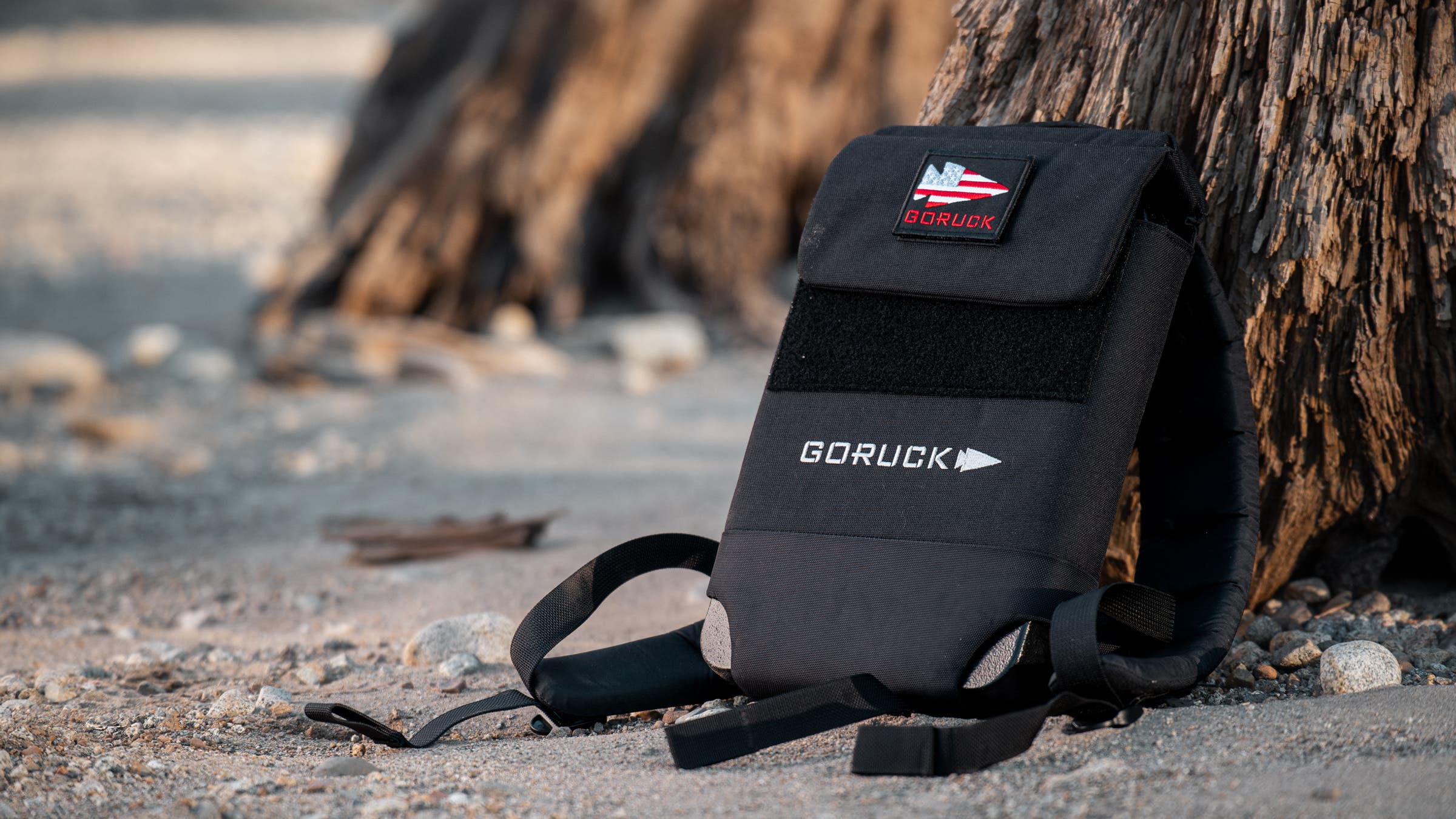 GORUCK Plate Carrier 3.0 on forest floor rucking