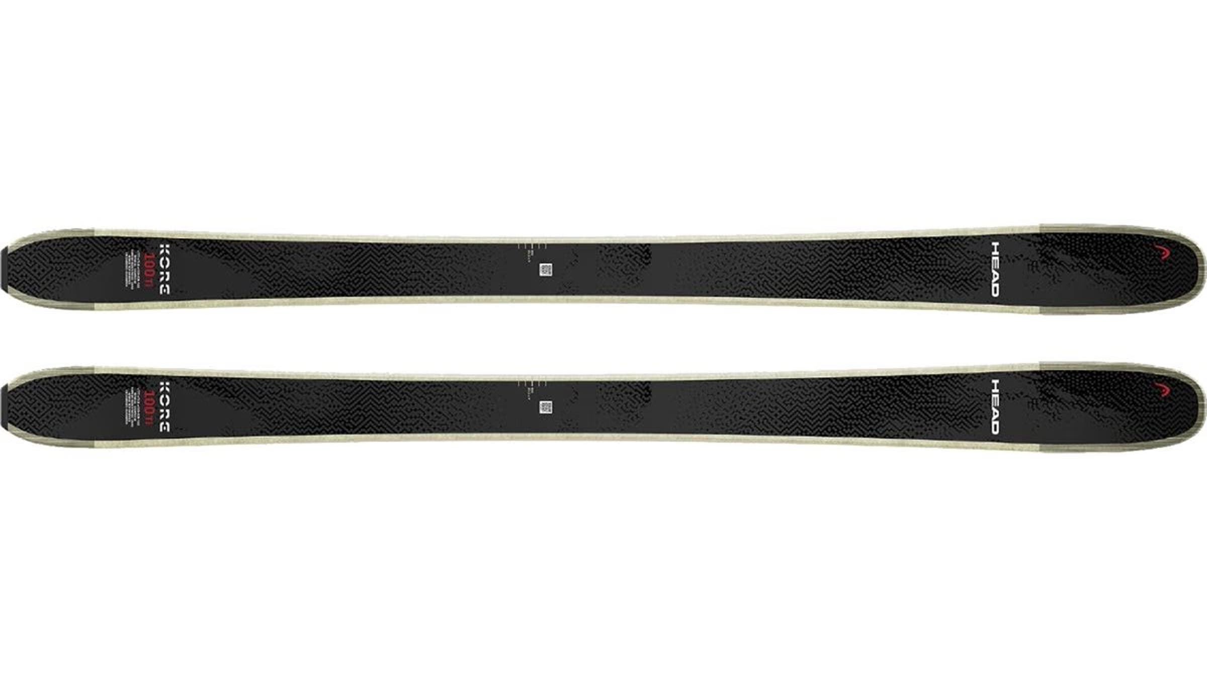 Head Kore 100 Ti skis on white background