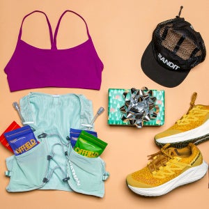 Holiday Gear Guide Fitness on white background