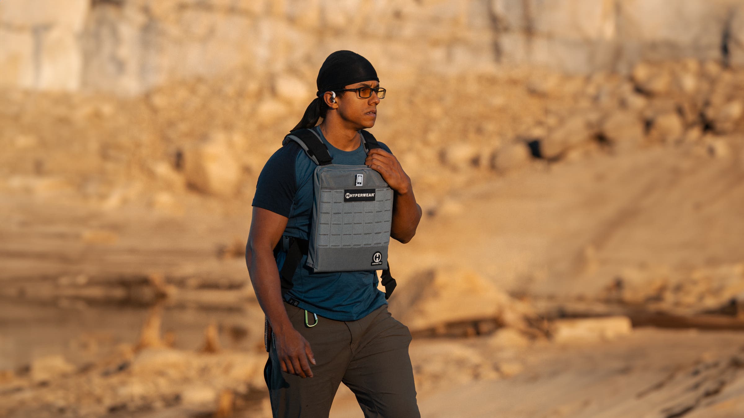 Hyperwear Hypervest rucking posed shot