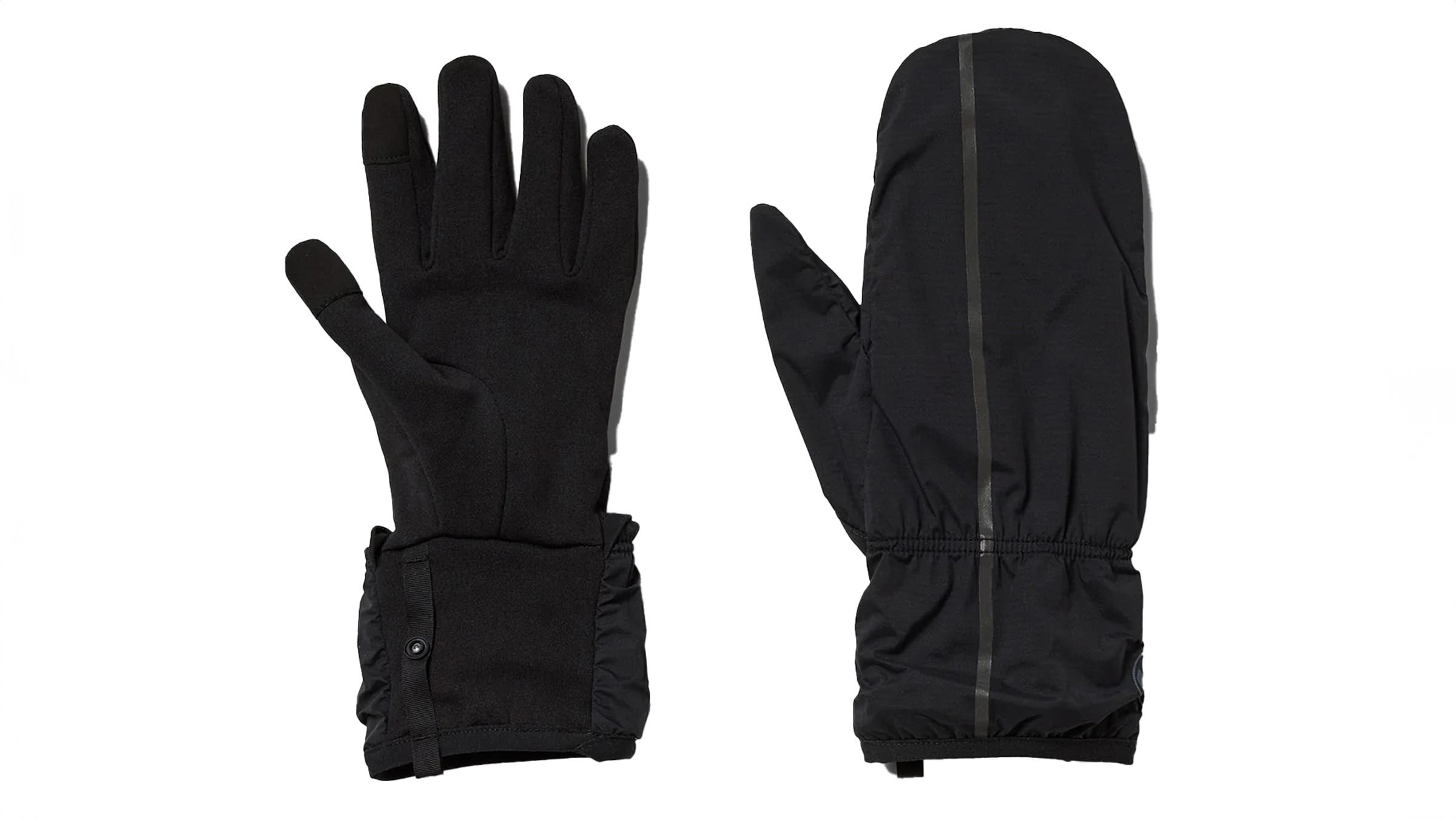 Janji Vortex Windblocker glove black on white background