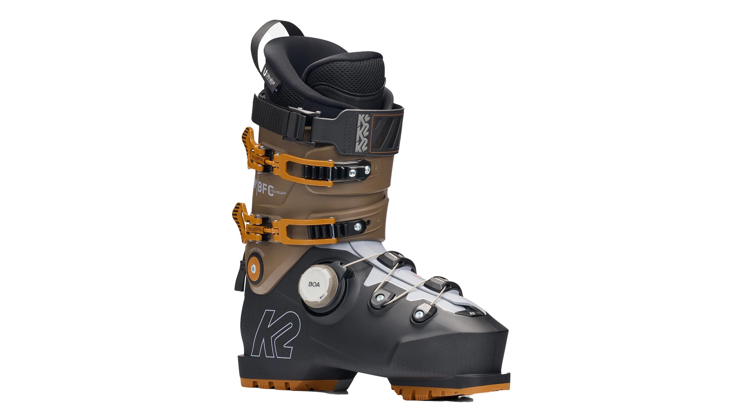 K2 BFC 130 BOA Boots ski boots on white background