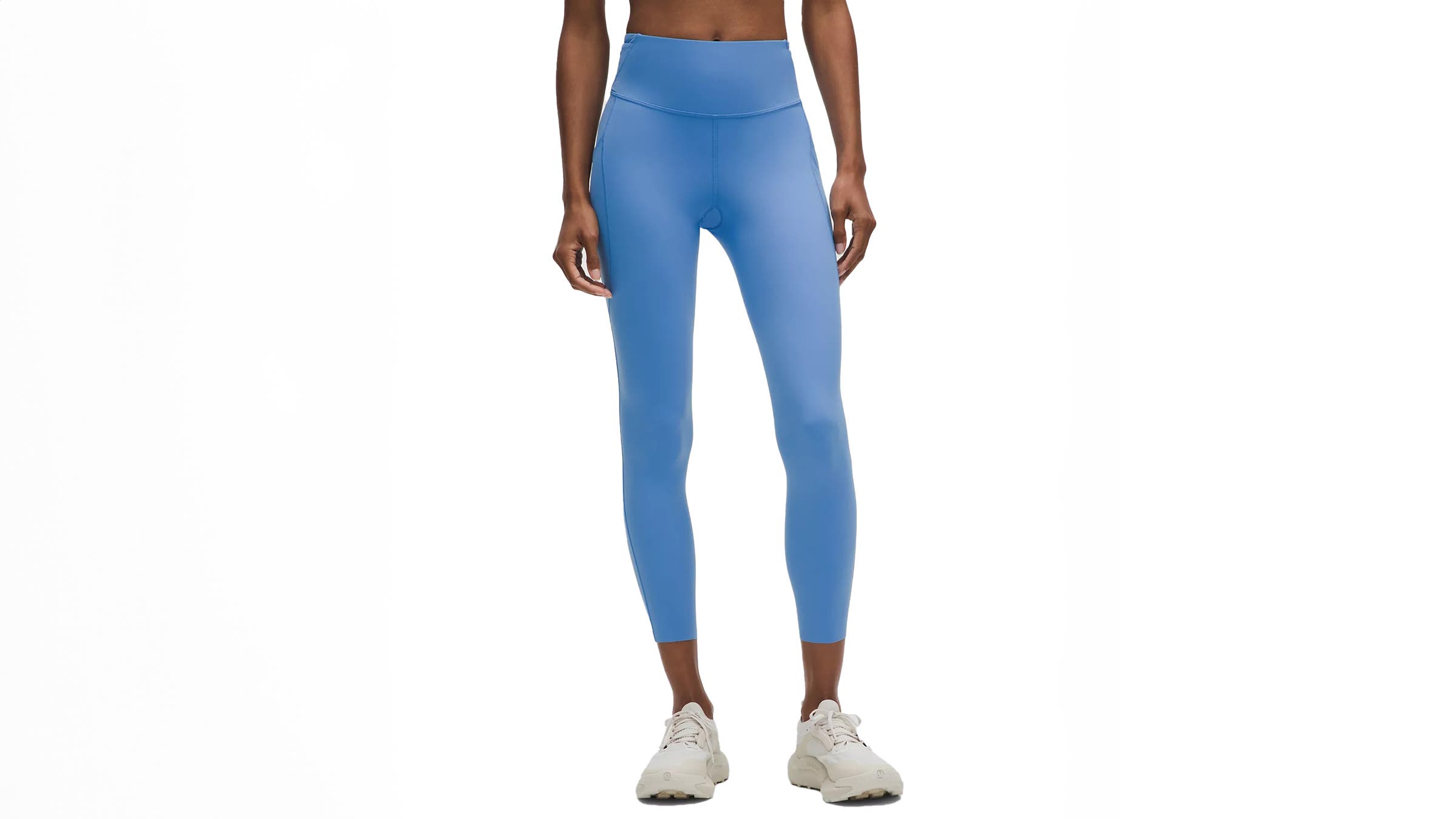 Lululemon Fast Free HR Tight 25 blue on white background
