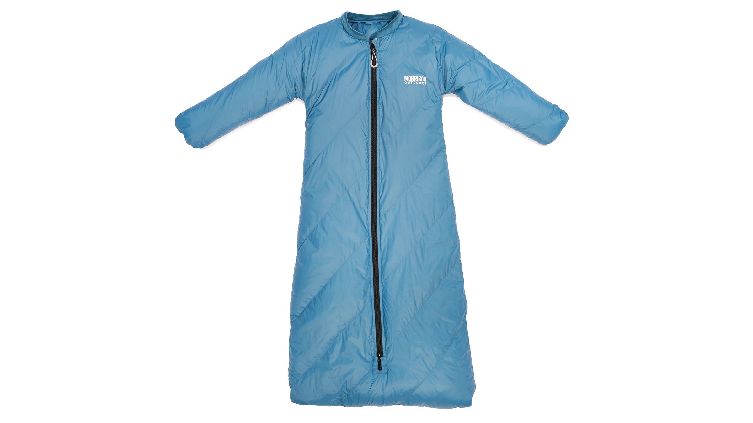 Morrison Outdoors Kid Sleeping Bag blue on white background