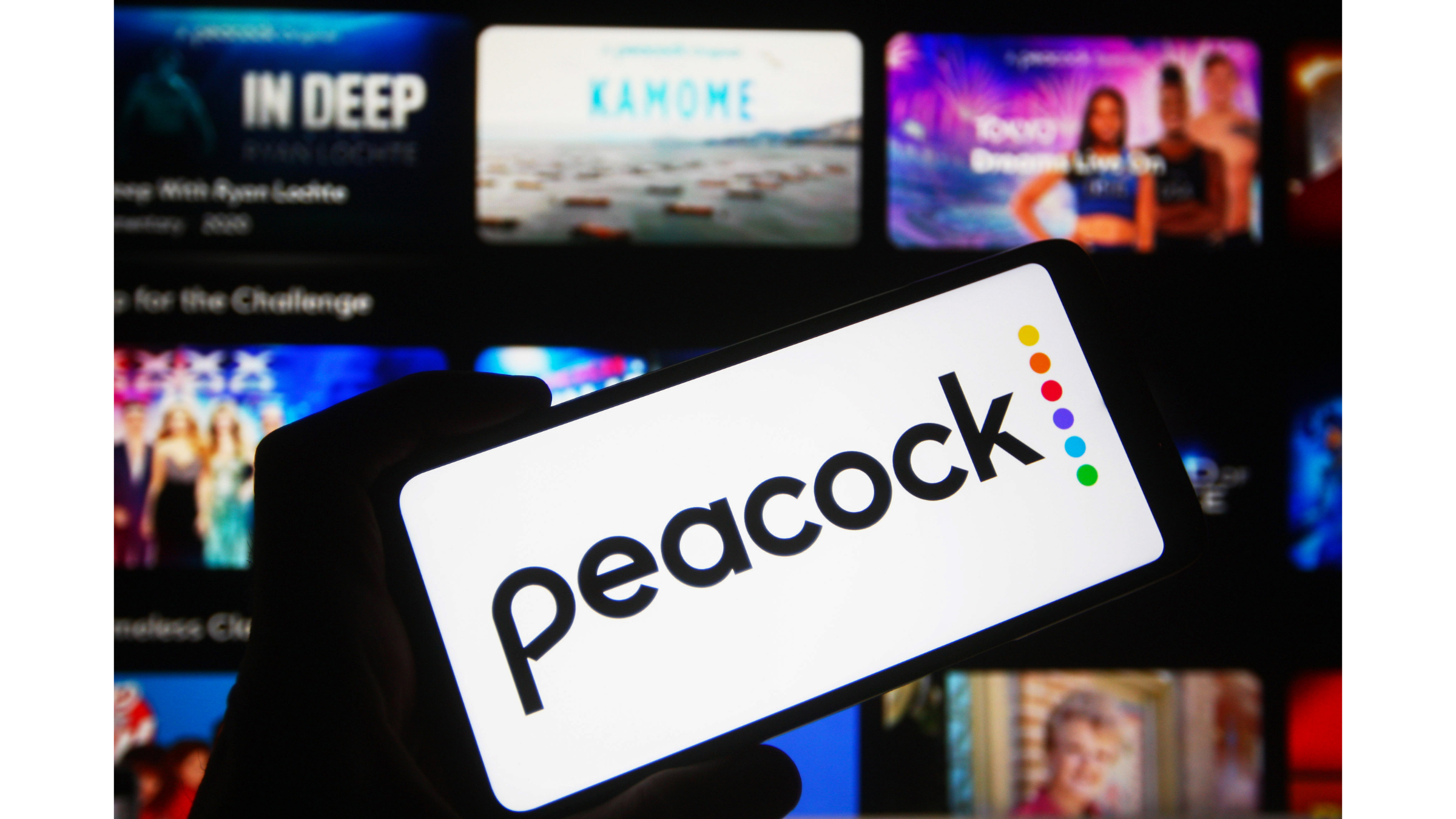 Peacock streaming services logo