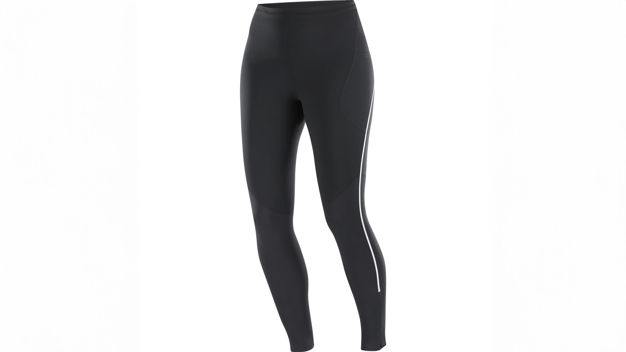 Salomon Sense Aero Stow Tights black on white background