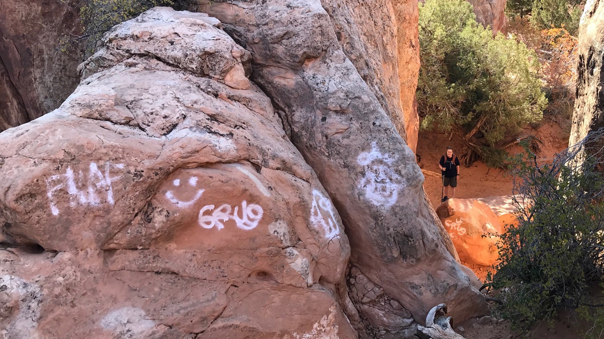 Vandals Left Graffiti Near an Iconic Landmark in Arches National Park