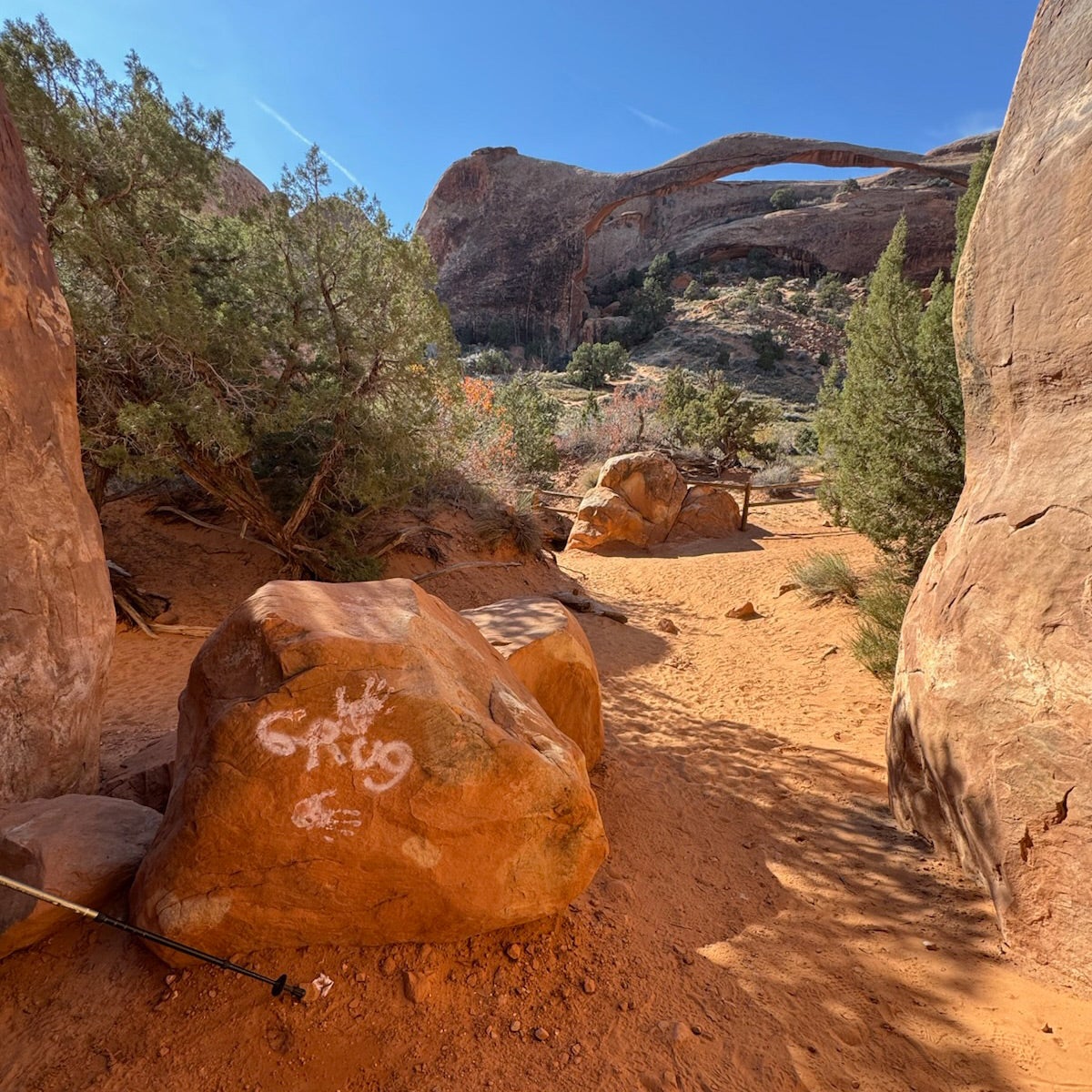 Vandals Left Graffiti in Arches National Park