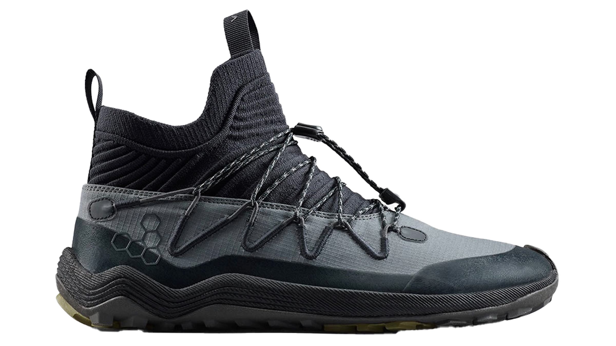 Vivobarefoot Primus Trail Flow Mid hiking shoe on white background