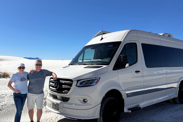 Brian and Michelle at White Sands National Park
