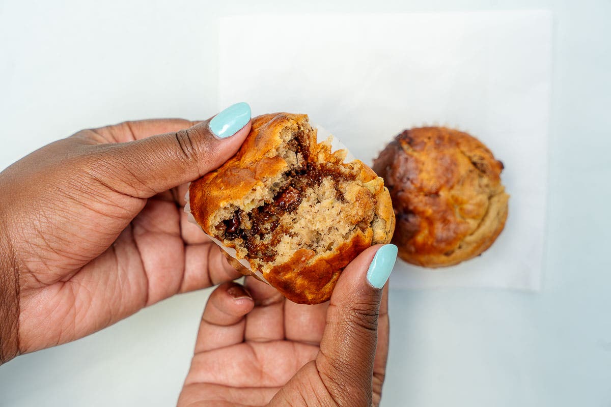 Peanut Butter Banana Muffins