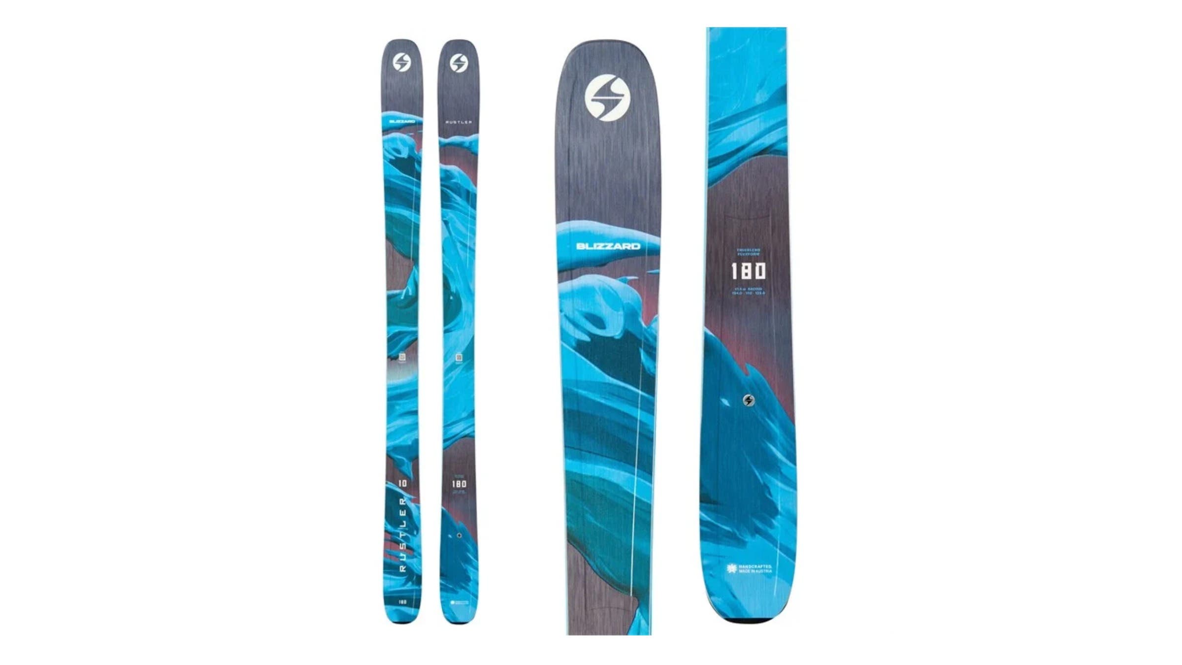 blizzard skis on a white background