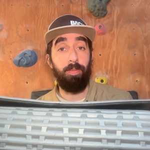 Adam Roy shares a look at his gear loft, holding the Therm-a-rest Ridge Rest