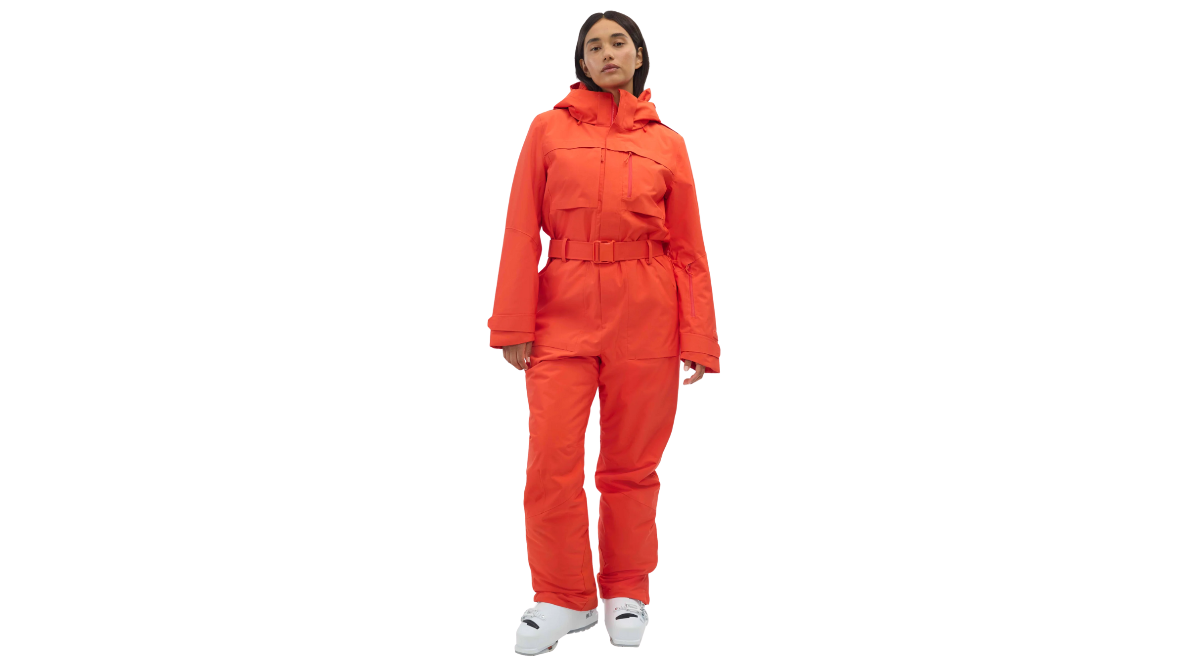 Halfdays Murphy Ski Suit in bright red