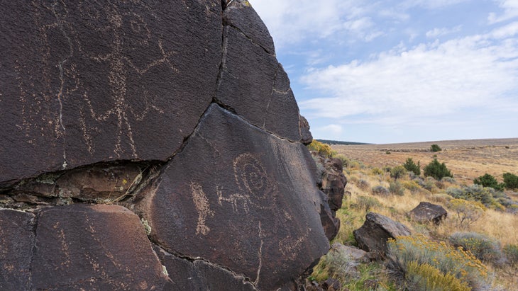 Petroglyph Lake in Hart Mountain National Antelope Refuge