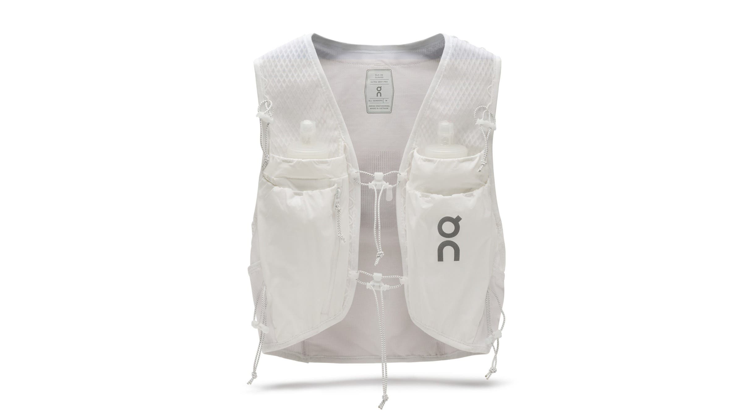 white on ultra hydration vest pro on a white background