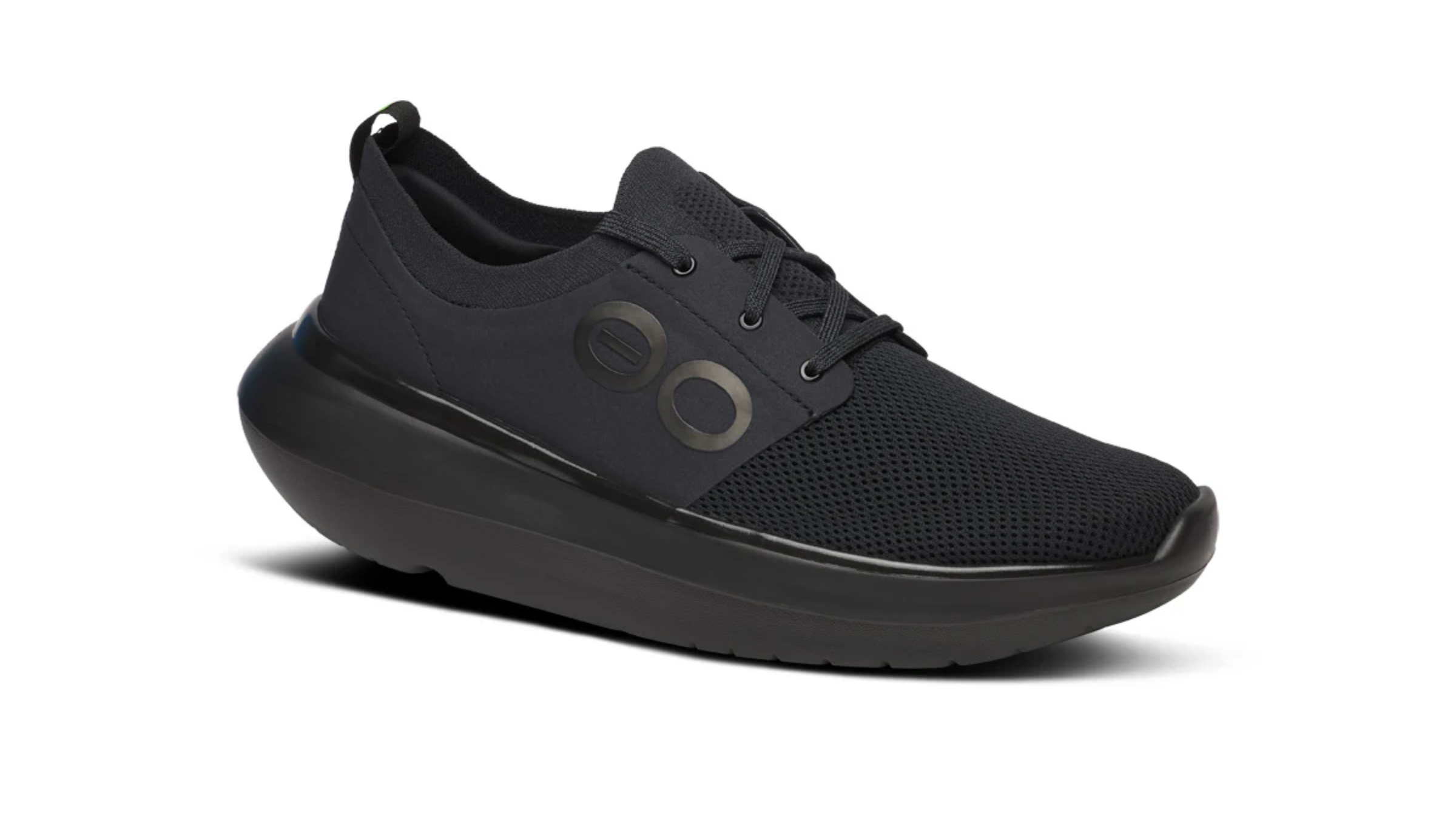 OOFOS OOmy Stride Recovery Walking Shoe, Black