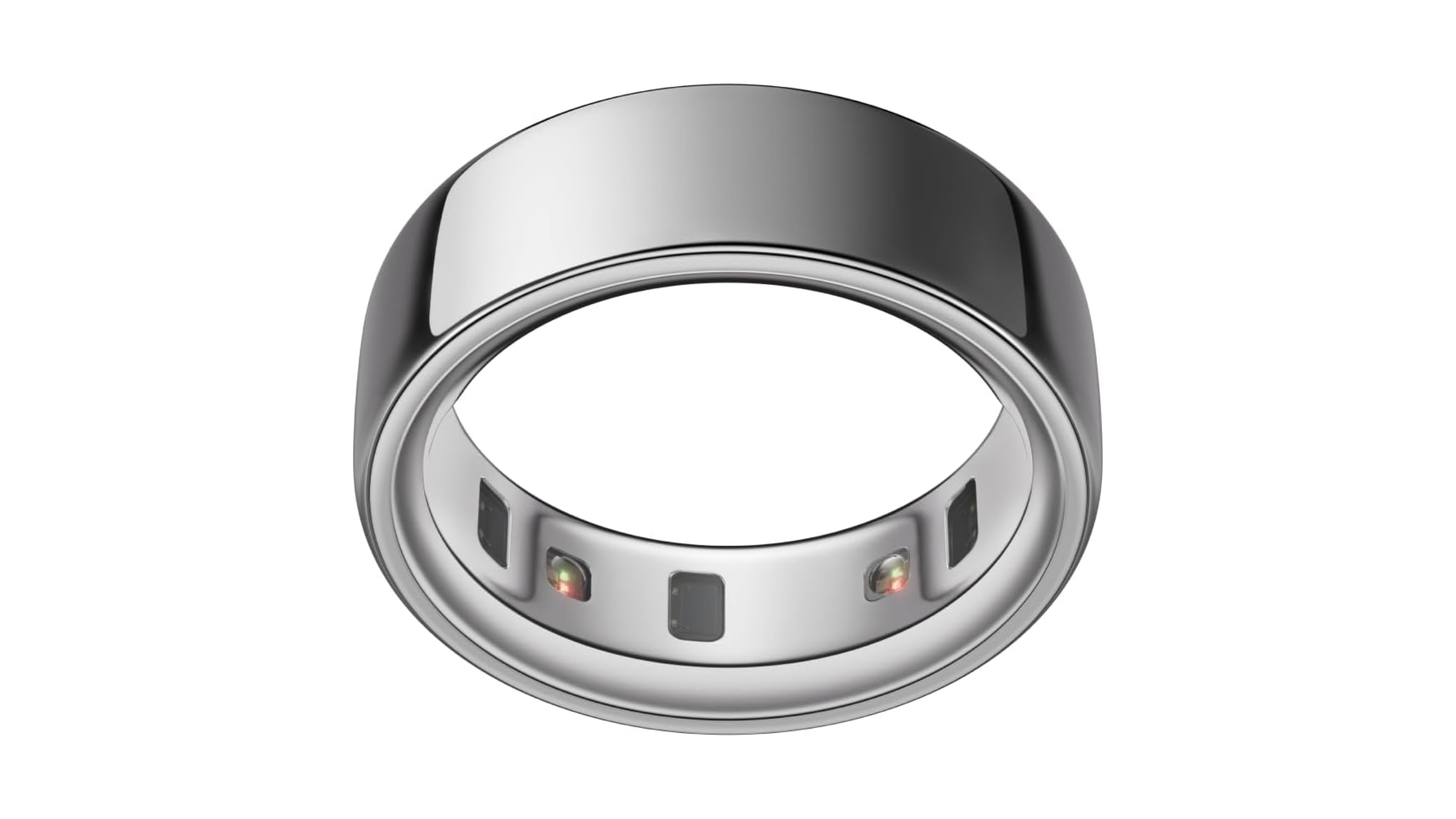 Oura Ring 4 in brushed silver