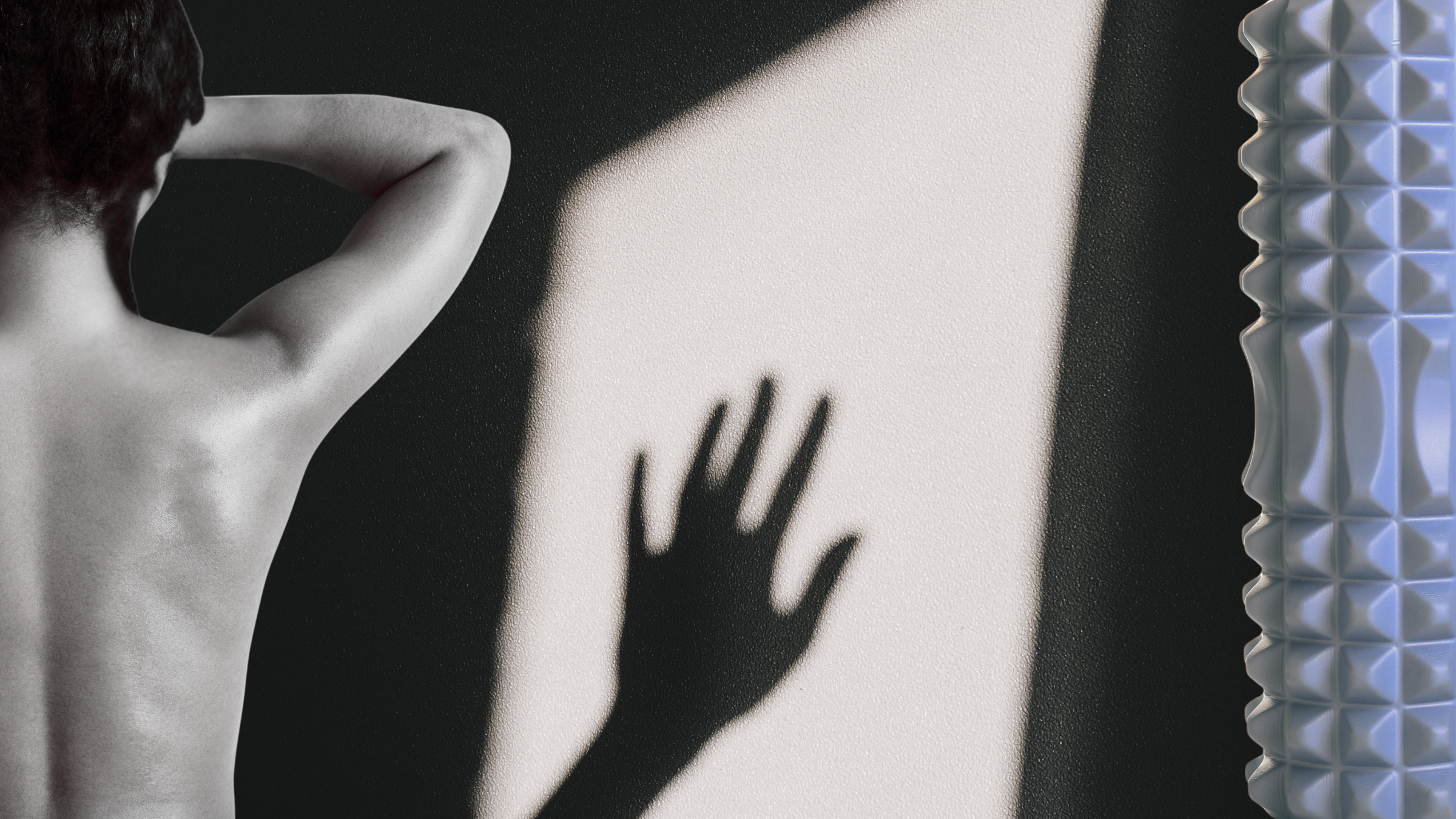 placebo effect massage and foam roller concept art