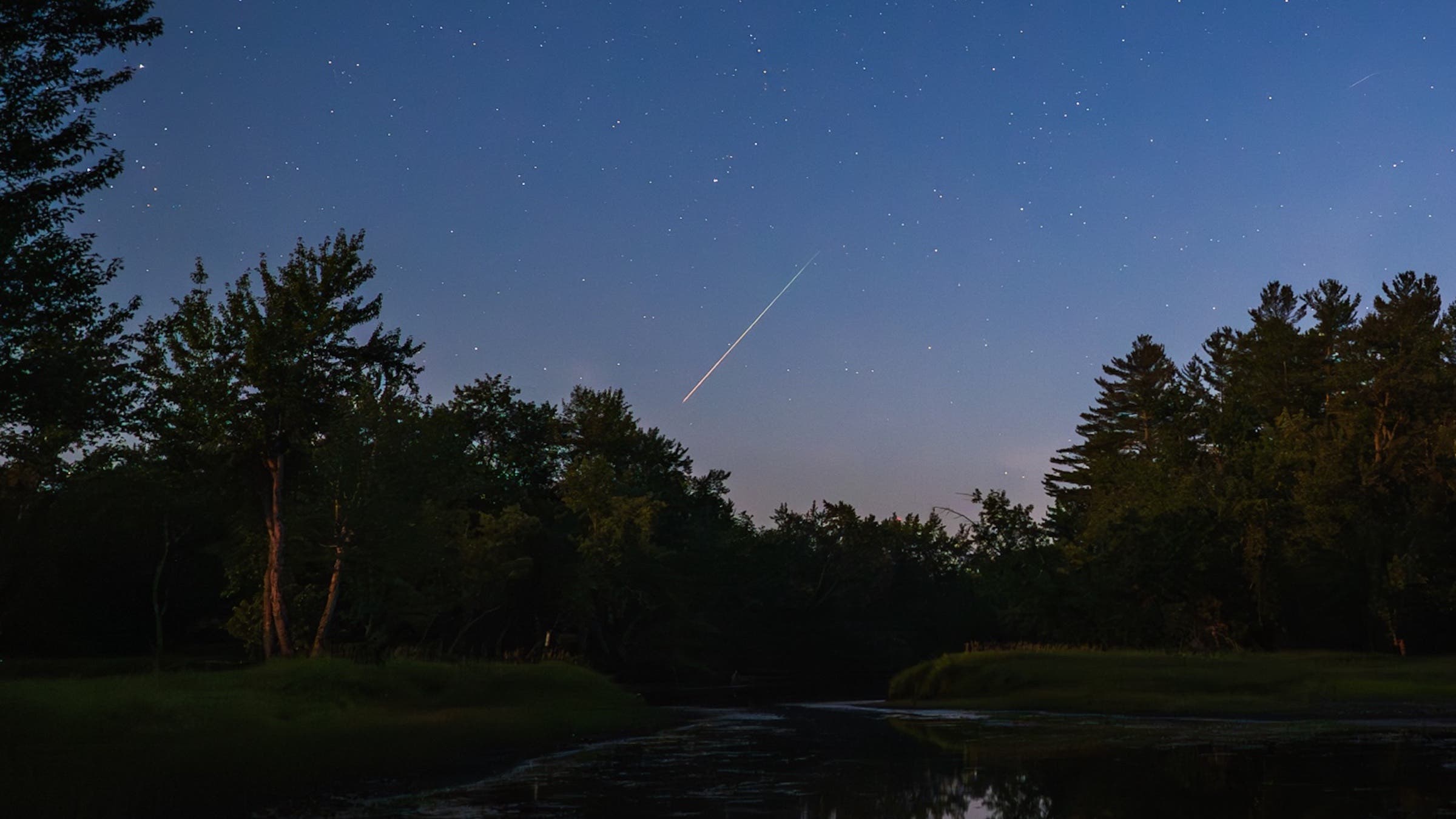 The Perseid meteor shower in the Adirondacks