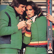 70s timeless ski fashion featuring Alpine Design clothing photographs from SKI Magazine