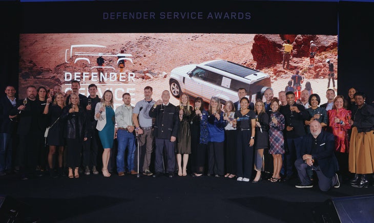 Defender Service Award winners