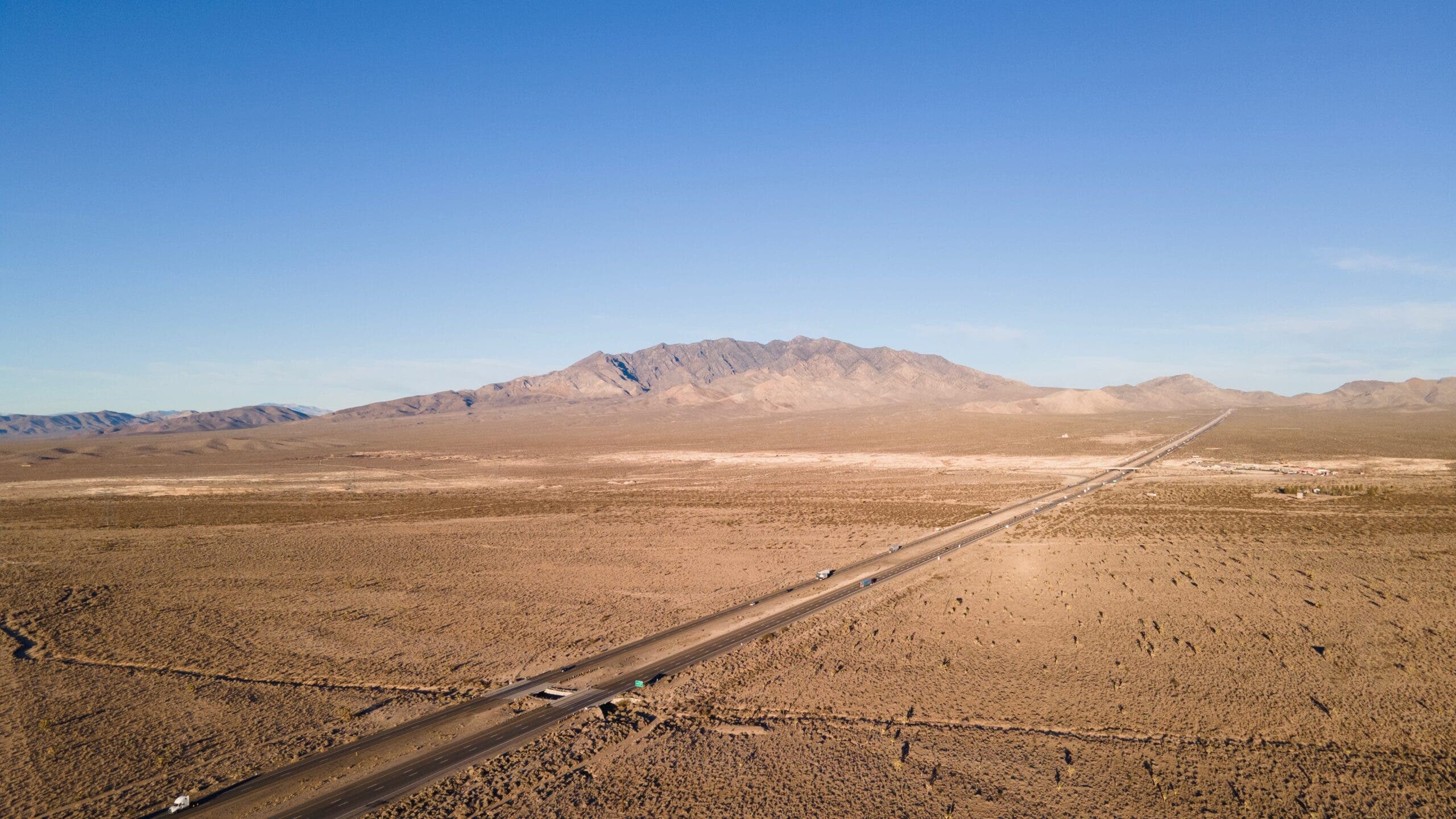 I-15 Desert Road to Las Vegas Getty