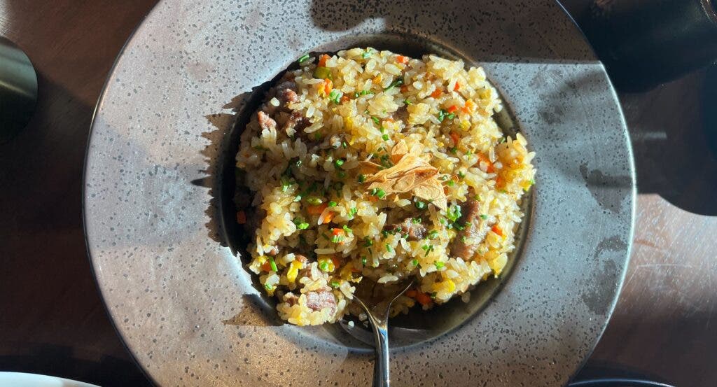 wagyu fried rice at Akira Back