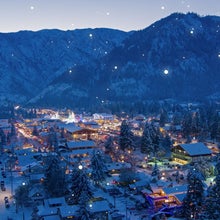Leavenworth, Washington at sunset