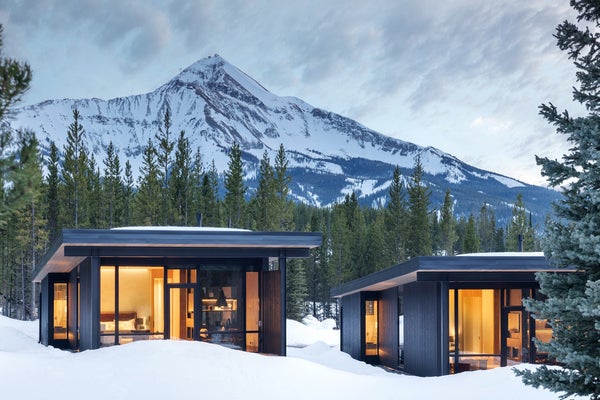 an alpine cabin at One&Only moonlight basin