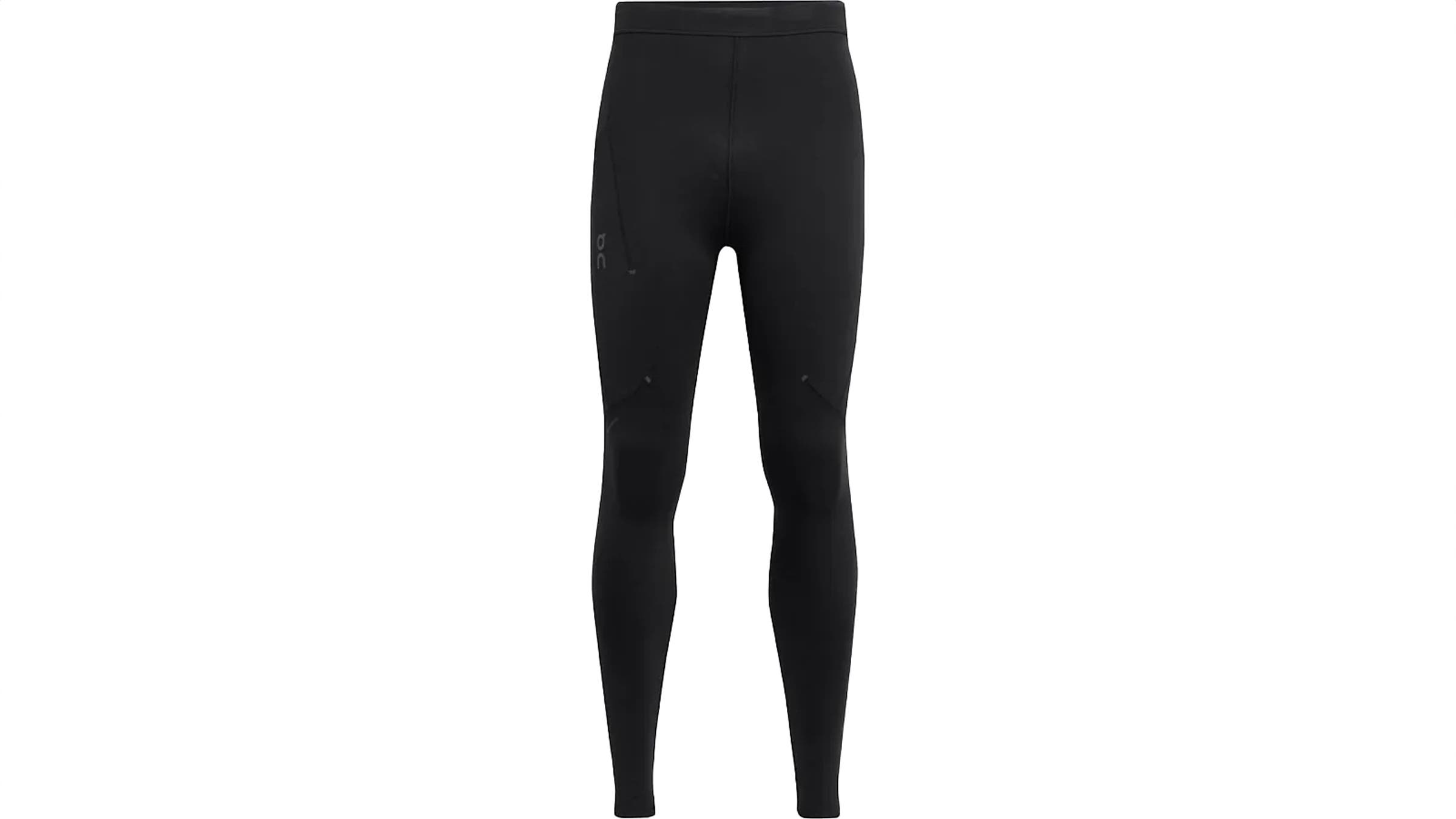 On Running Performance Winter Tight black on white background