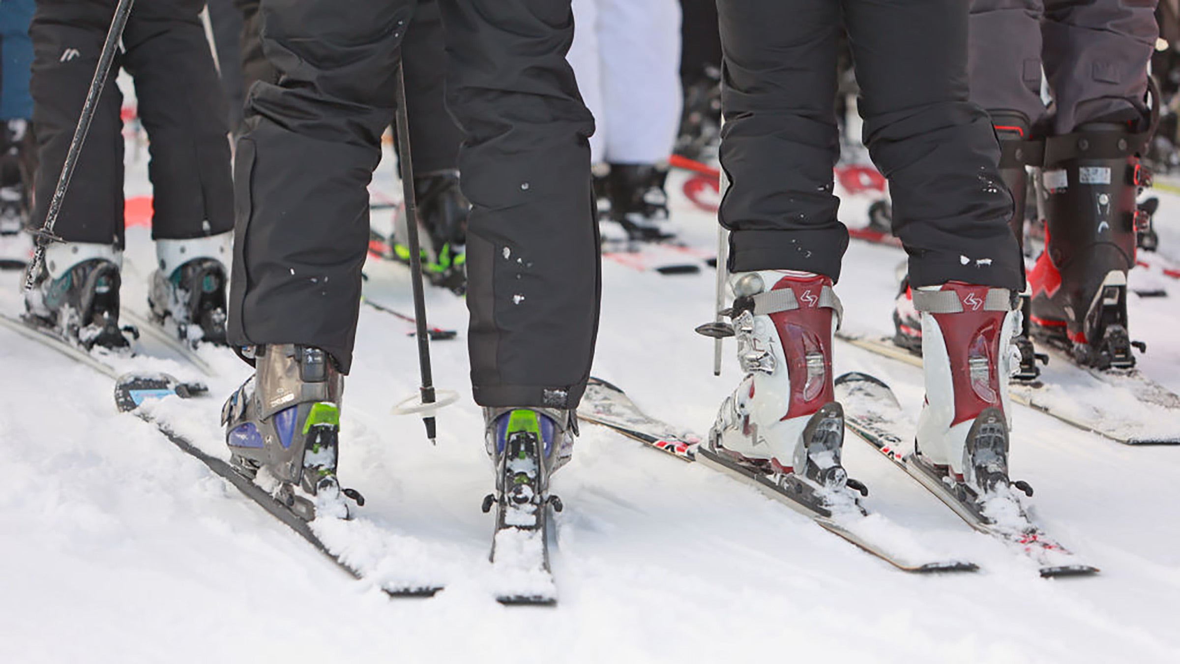 Every first day of the ski season is a struggle