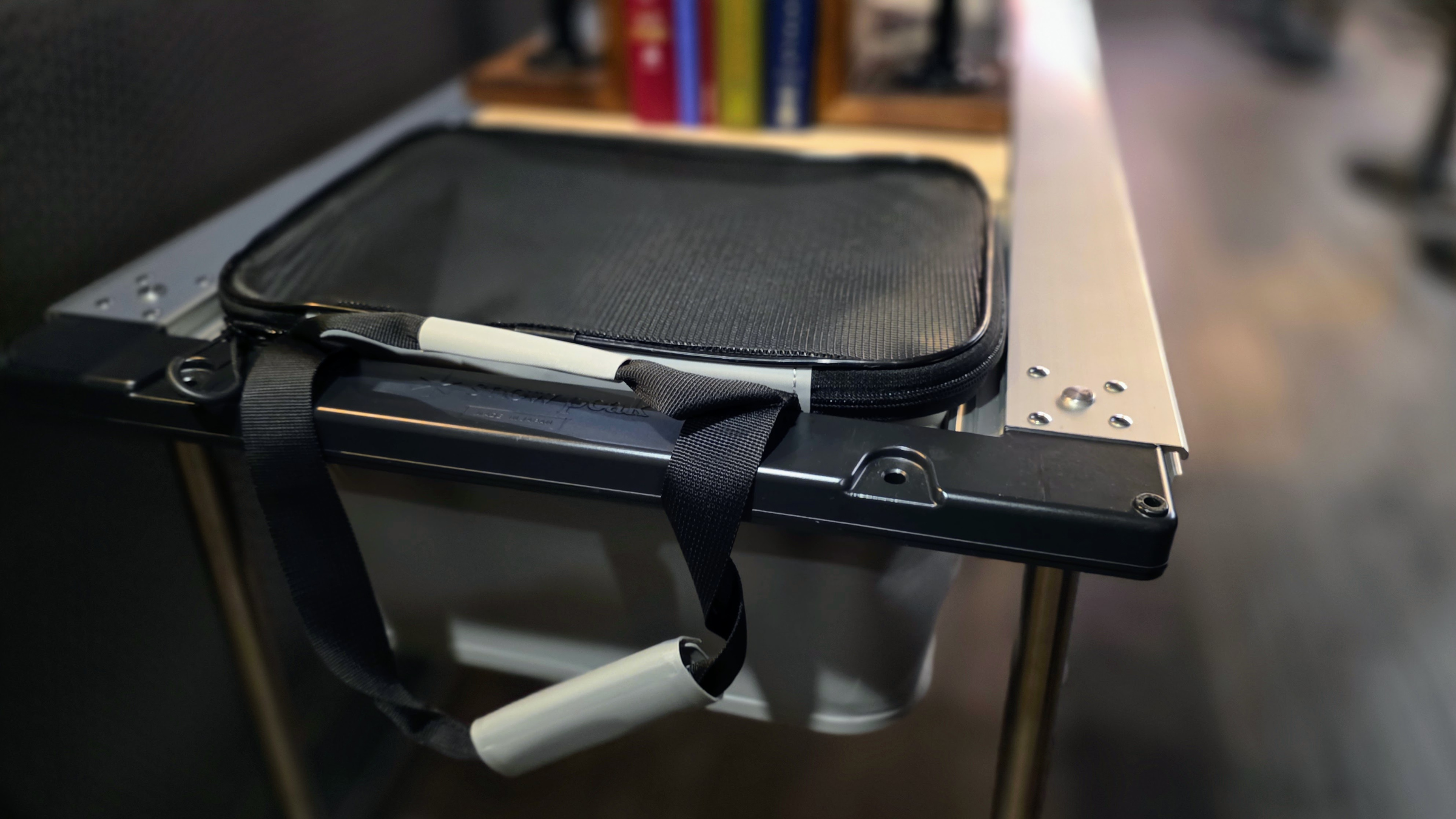 Detail shot and close up of the Snow Peak IGT Camp Kitchen Starter Set