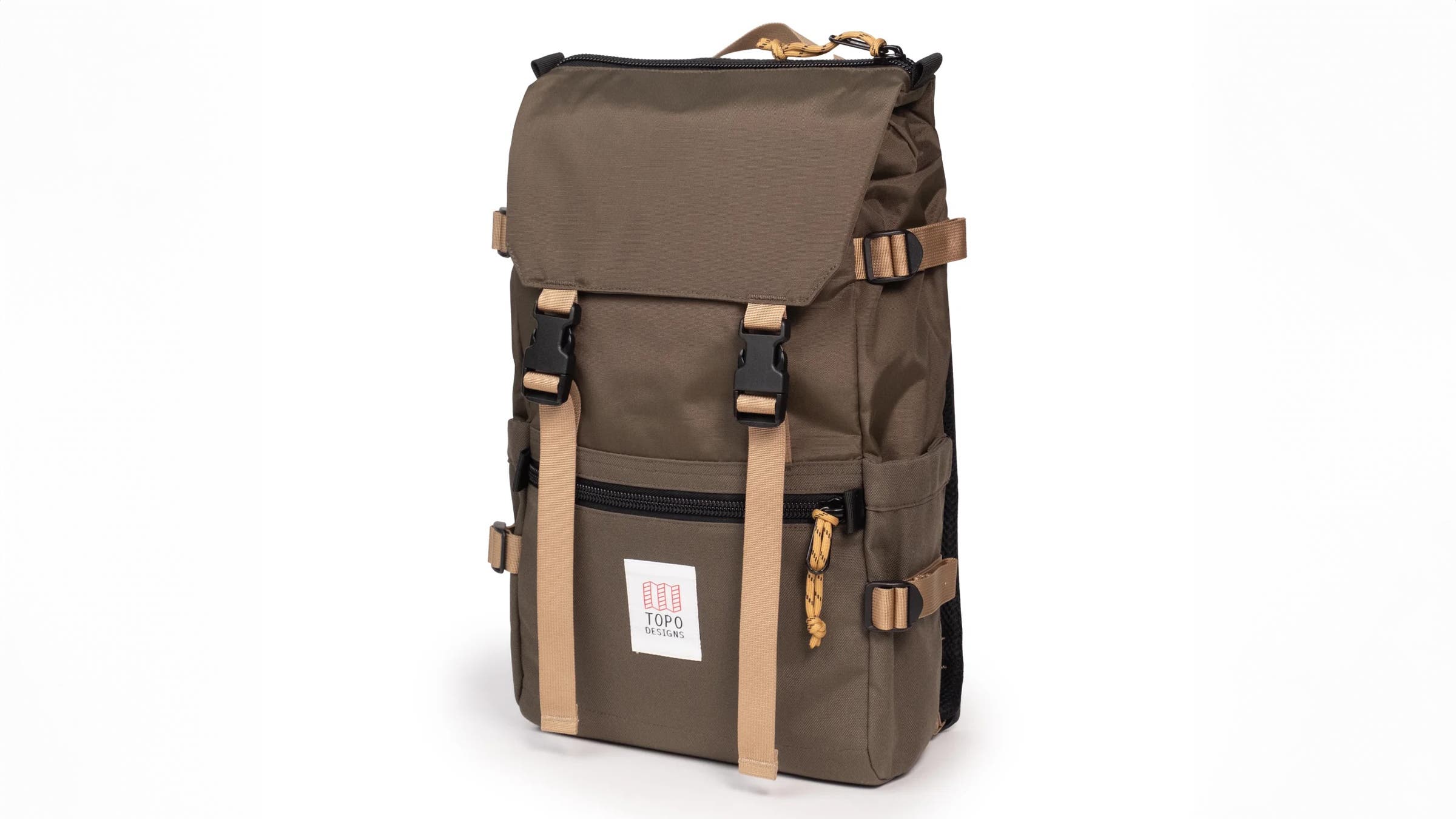 Topo Designs Rover Pack Classic brown on white background