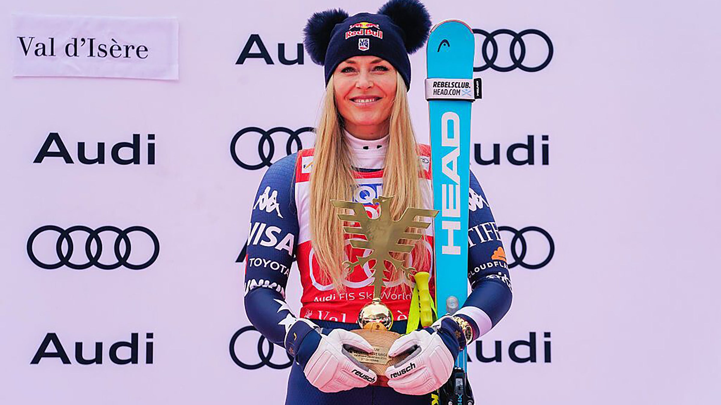 Vonn is the most consistent woman on the downhill World Cup this year