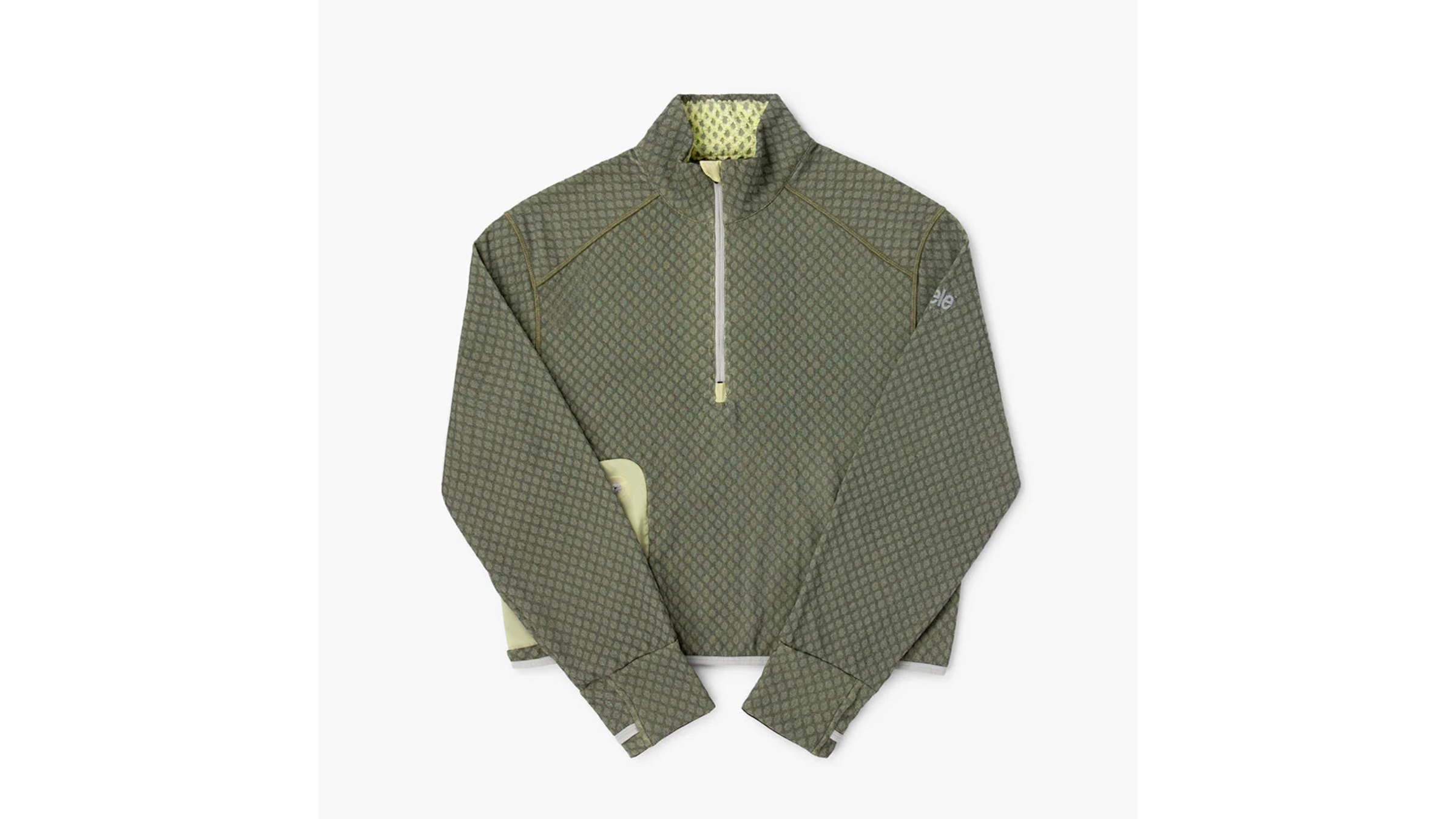 Ciele VLV Halfzip women's sweatshirt in moss green