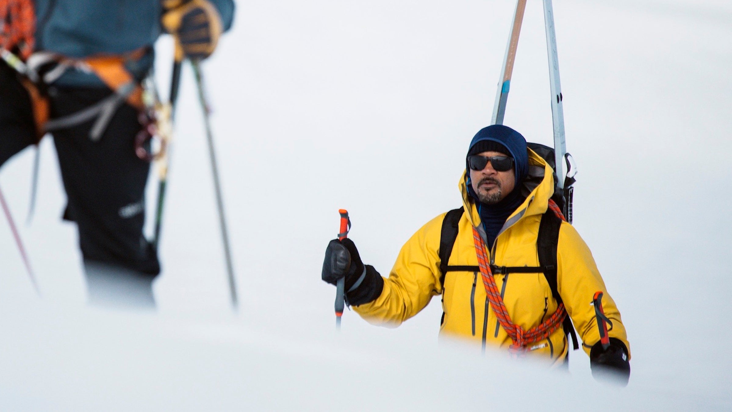 Will Smith follows Richard Parks as they travel in Antarctica