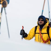 Will Smith follows Richard Parks as they travel in Antarctica
