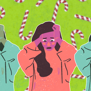 woman stressed out during the holidays