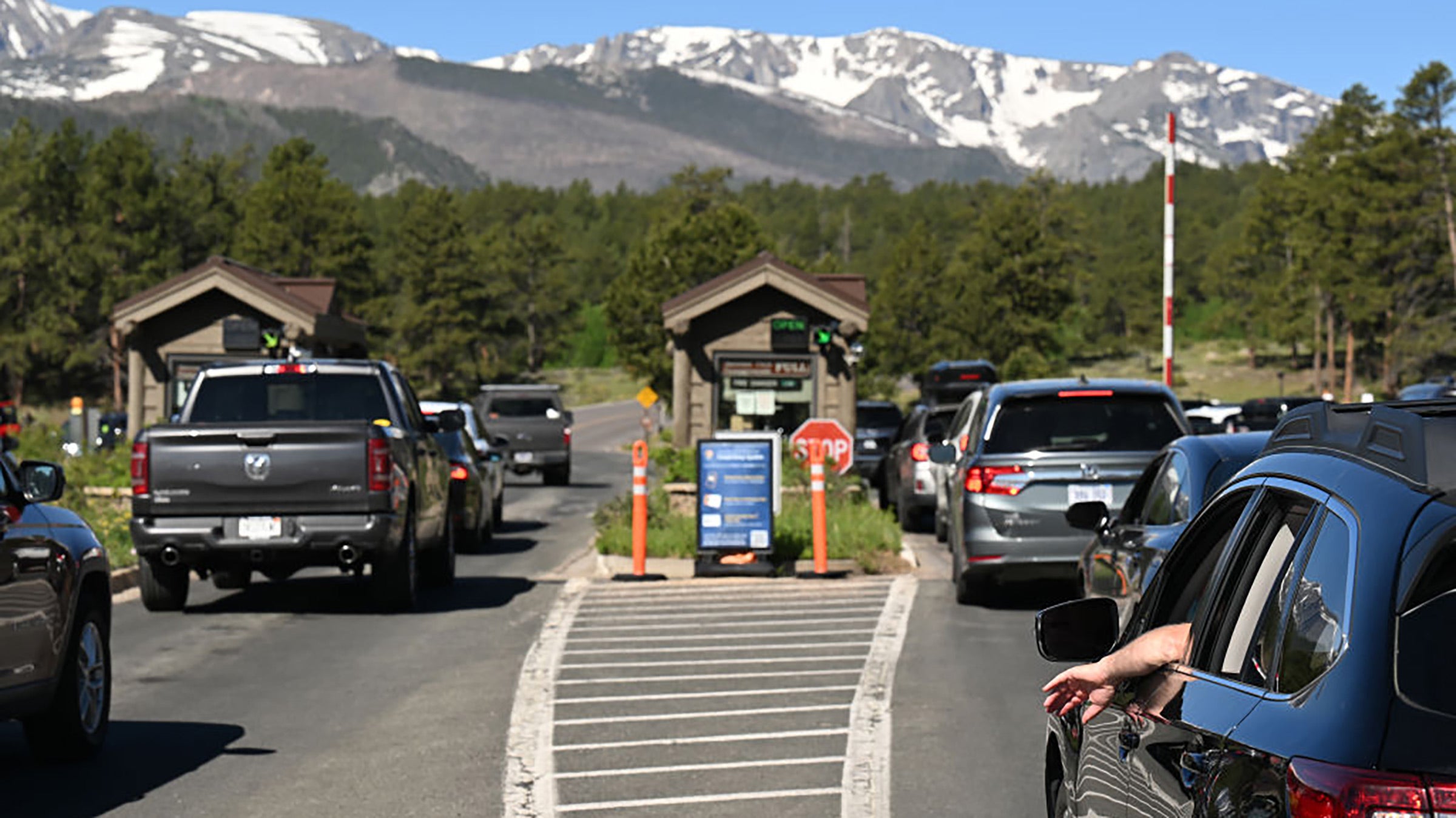 Visitors to Rocky Mountain National Park must obtain a reservation during peak months