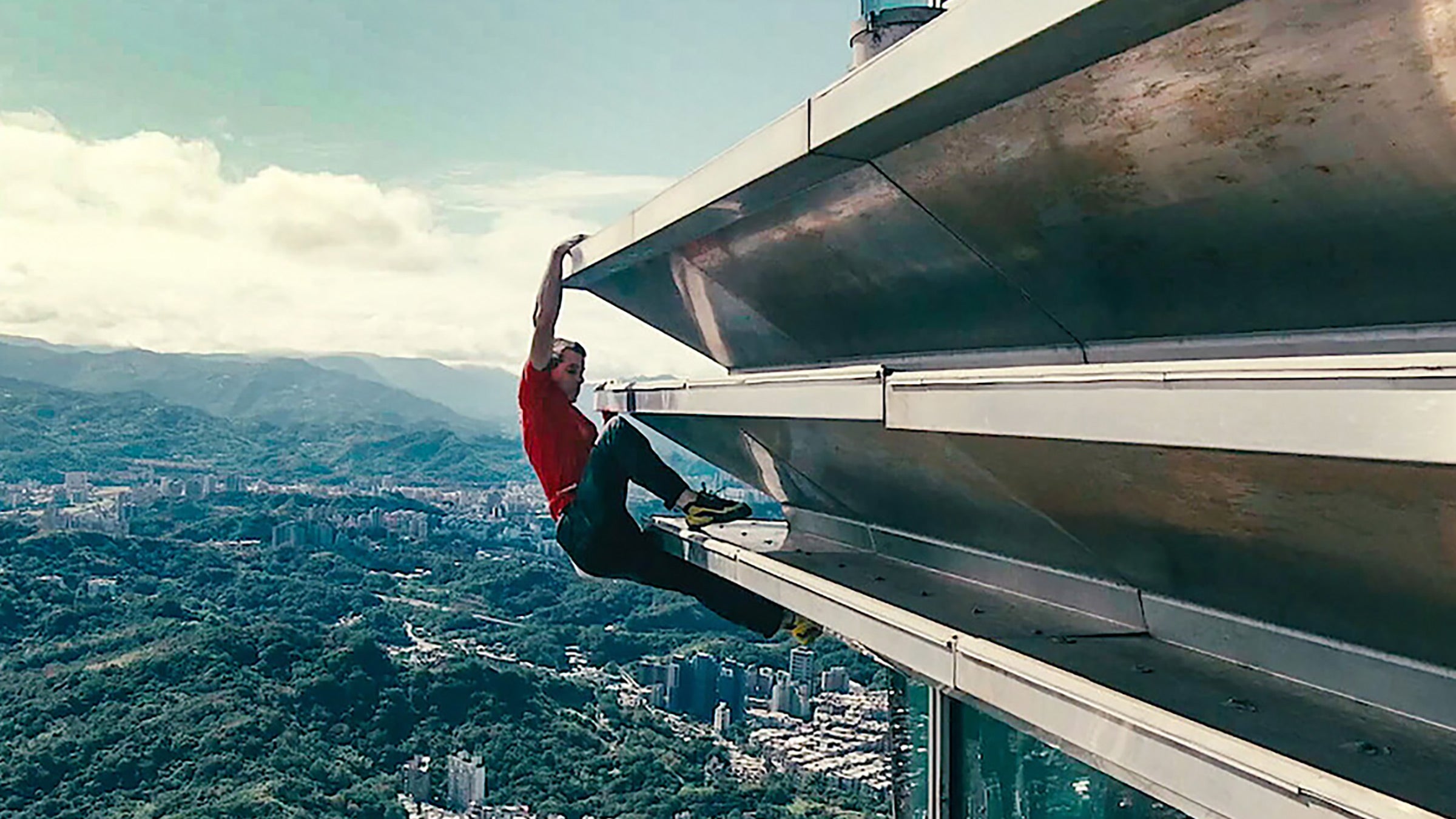 Honnold climbed Taipei 101