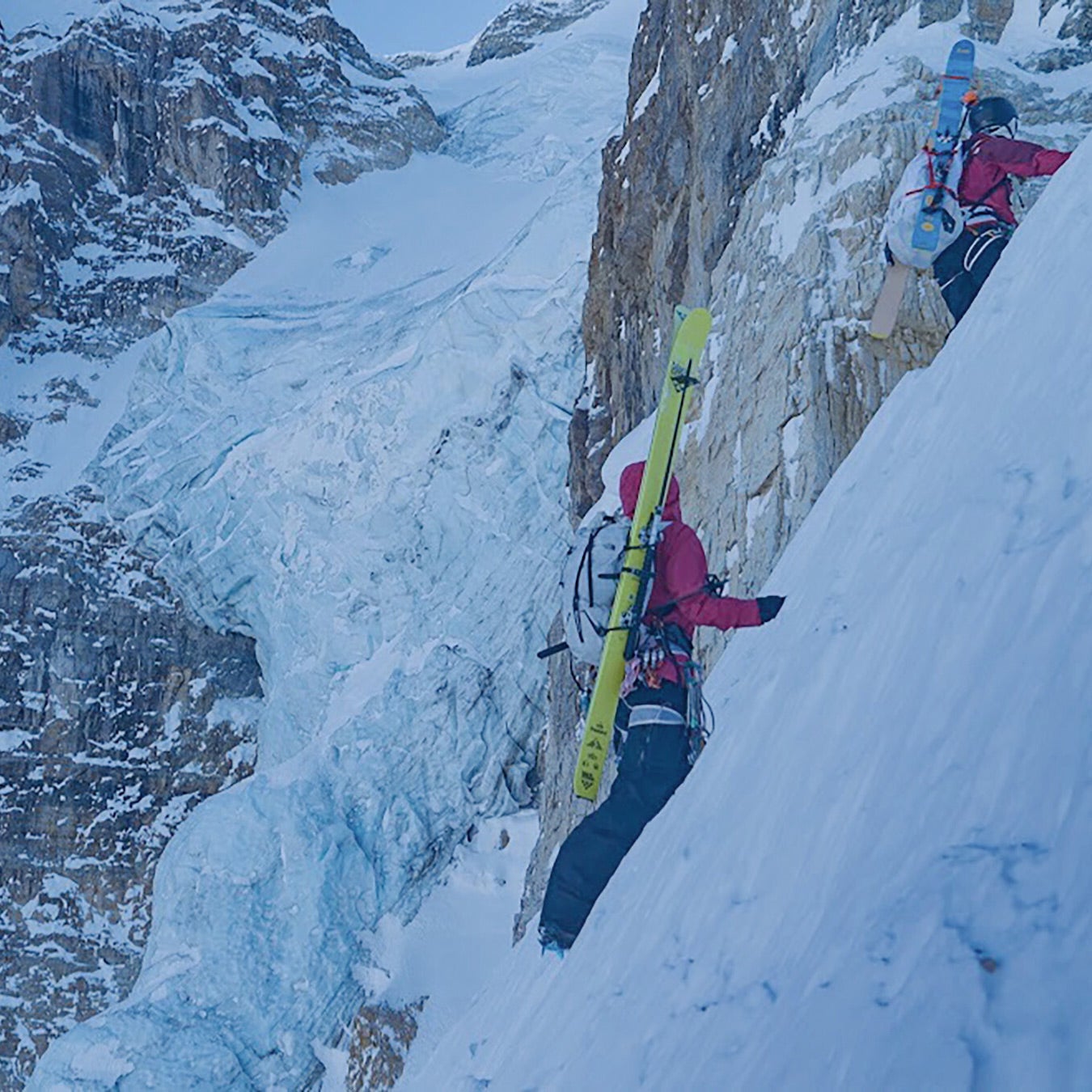 Christina Lustenberger Skied a Crazy Line on Deltaform Mountain