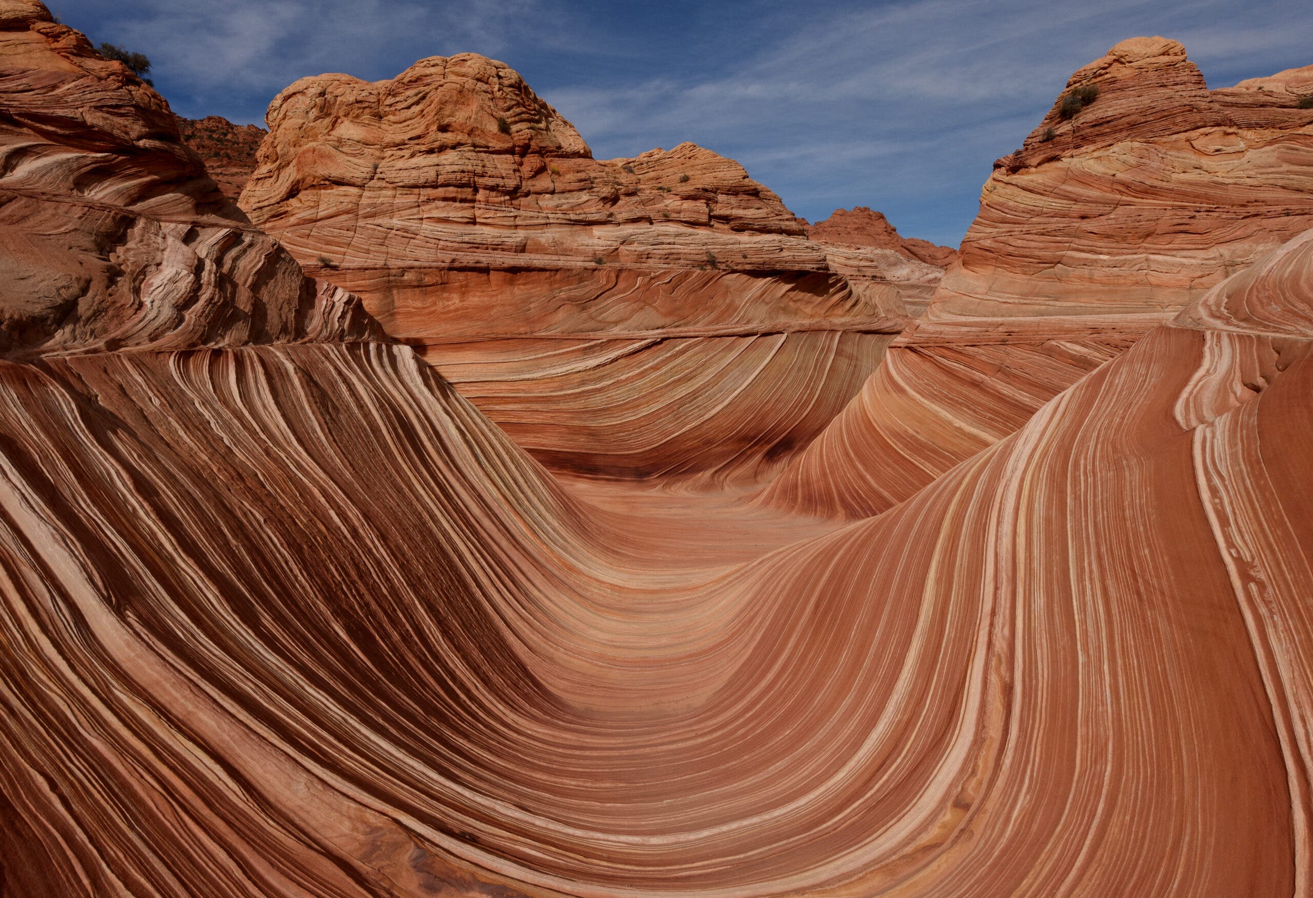 Coyote Buttes the Wave sandstone rock 
