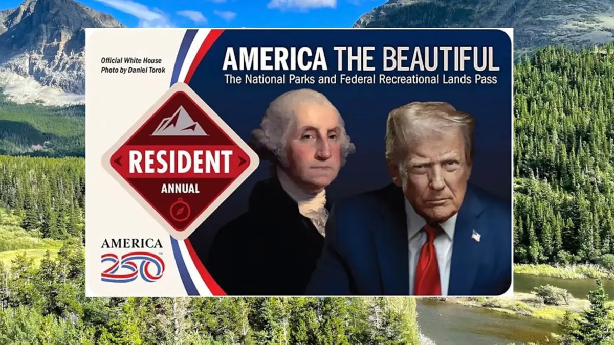 The Battle over Trump’s Face on the National Parks Pass Takes a Weird Turn