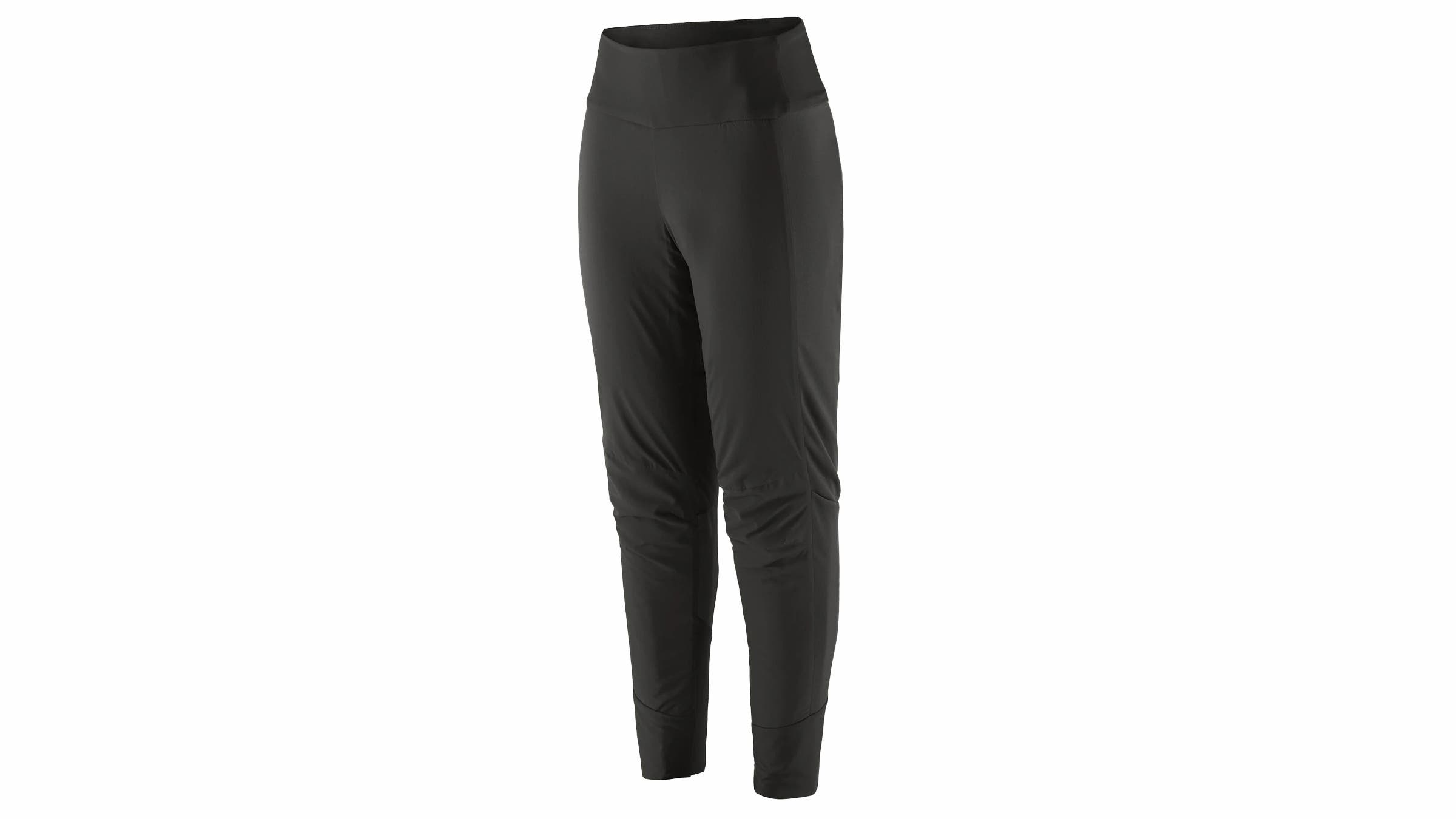 Patagonia Nano-Air Light insulated pants black on white background.
