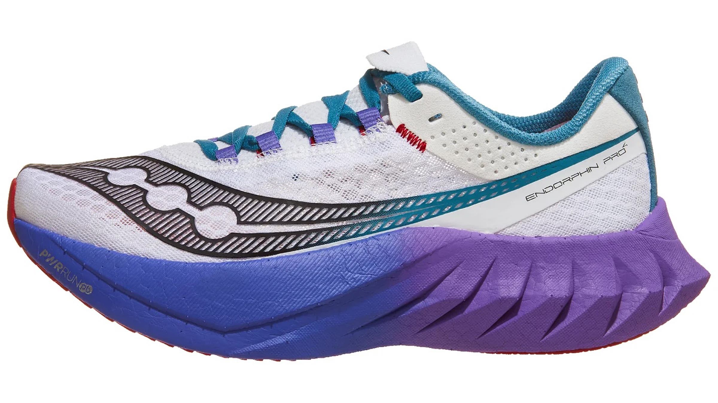 Saucony Endorphin Pro 4 running shoe on white background.