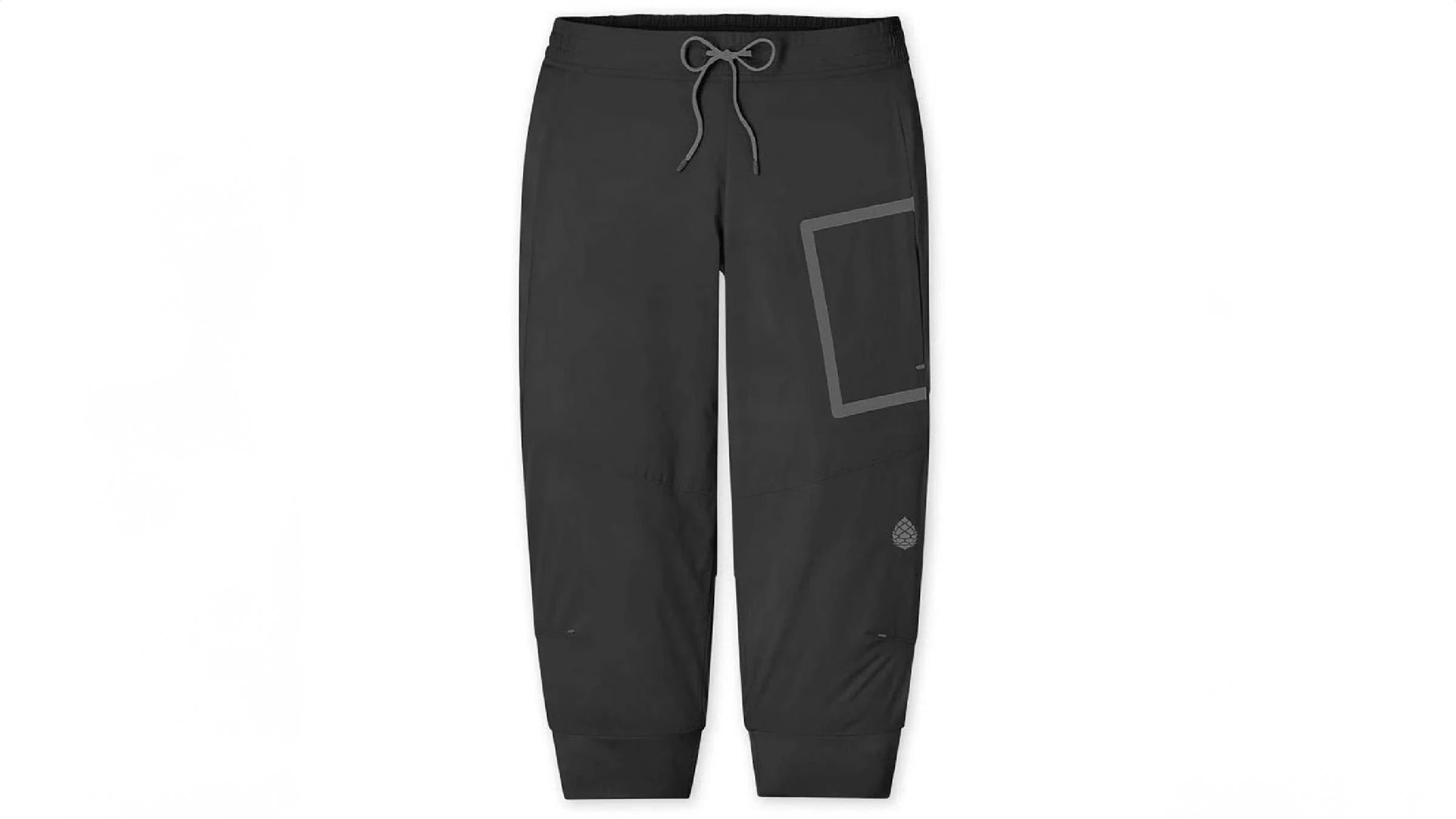 Stio Fernos insulated midlayer pant black on white background